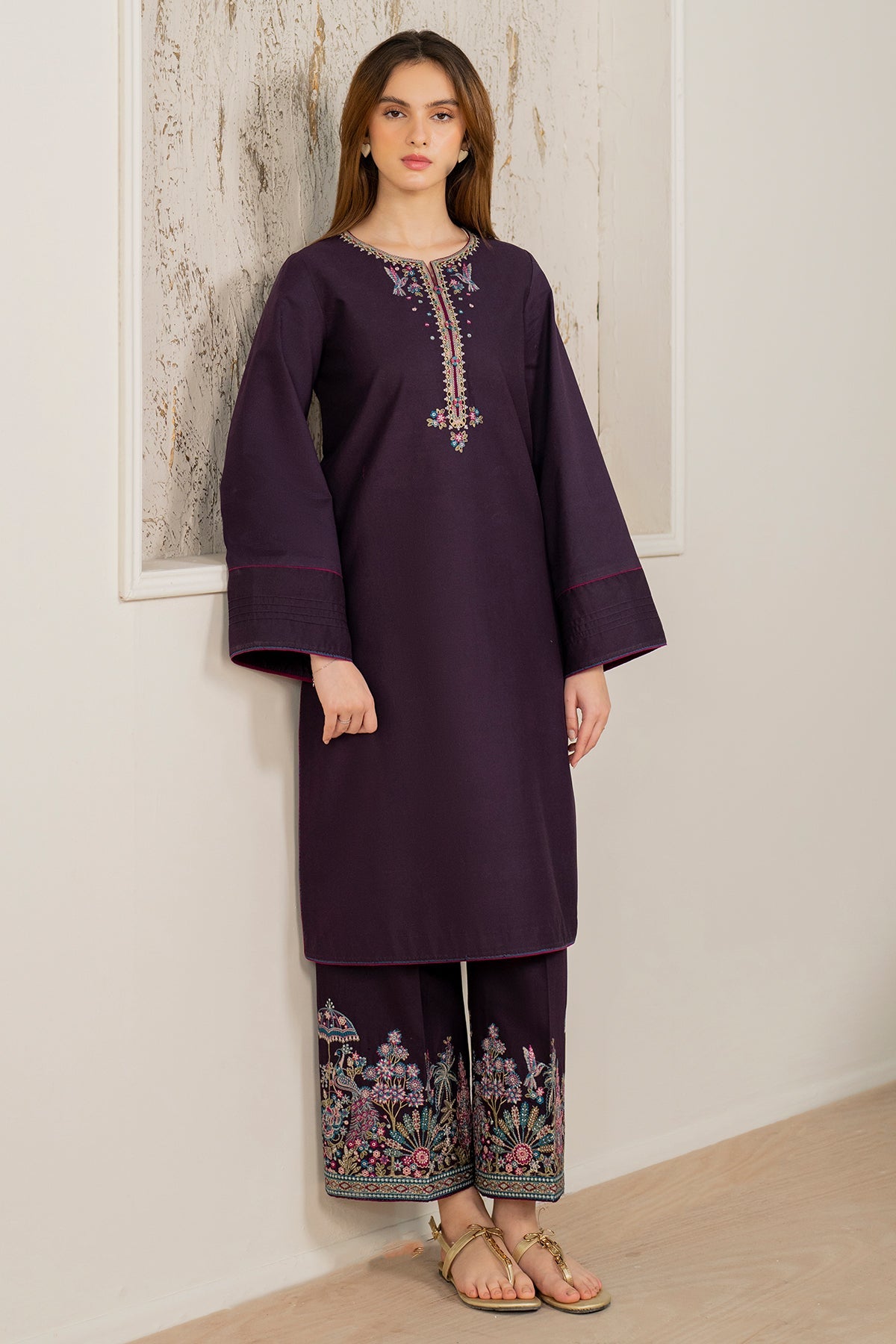 EMBROIDERED LAWN RTW-1224