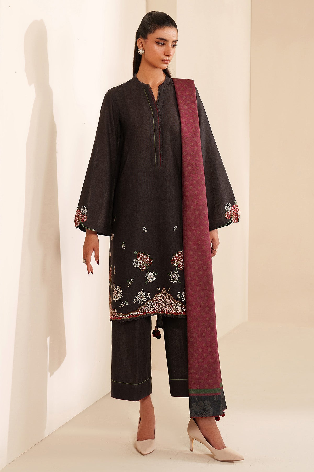 Embroidered Khaddar RTW-1268