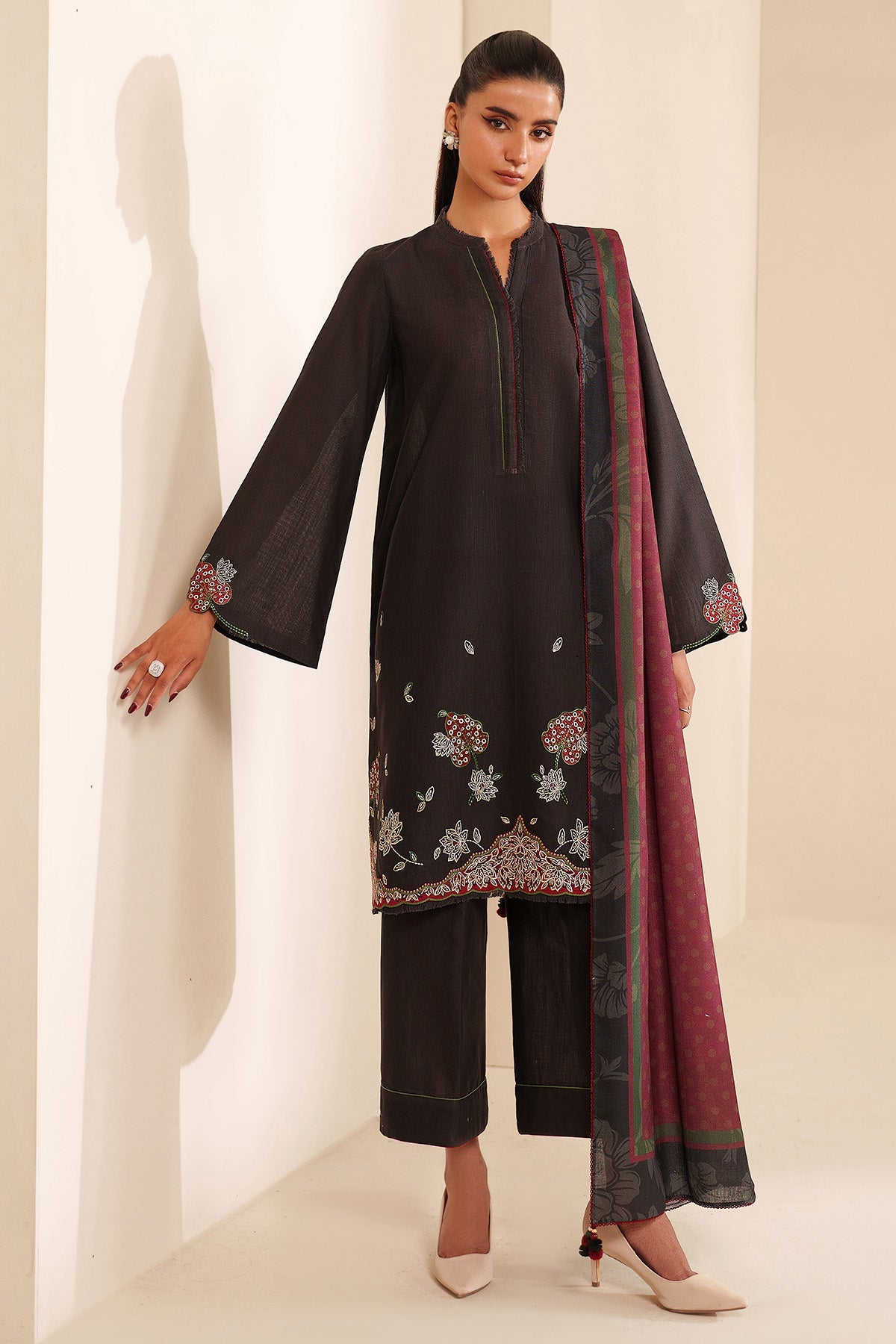 Embroidered Khaddar RTW-1268