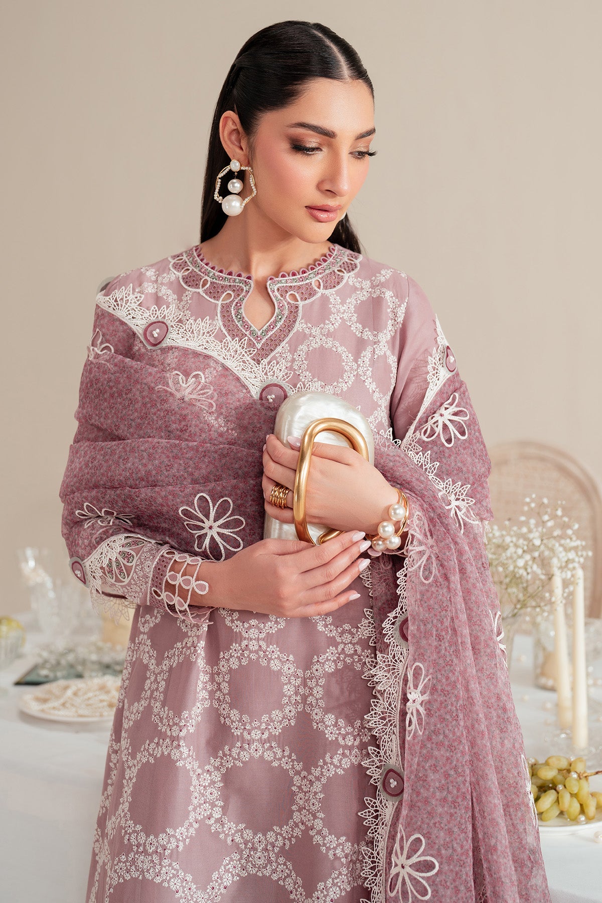 EMBROIDERED LAWN IL25-D10