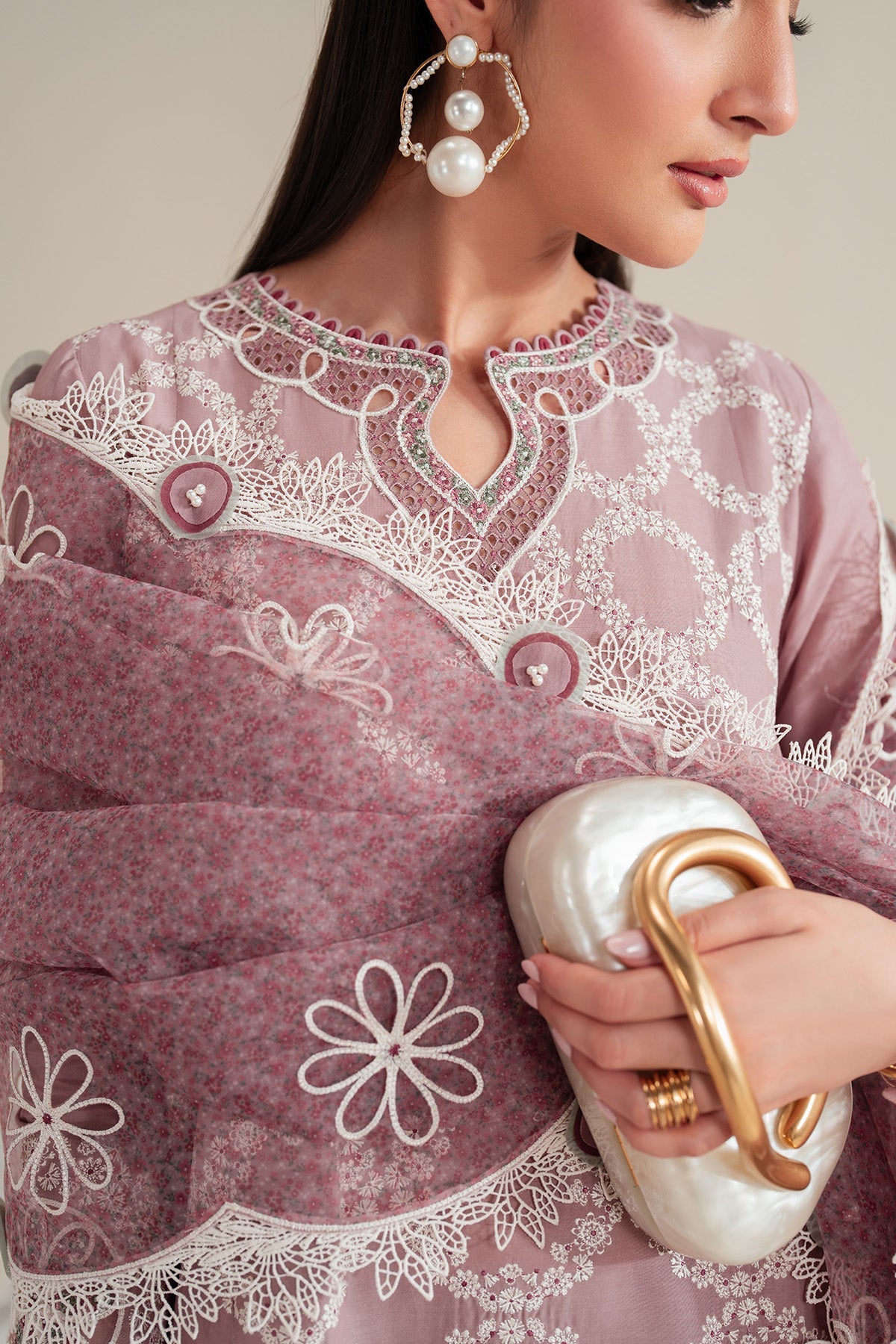 EMBROIDERED LAWN IL25-D10