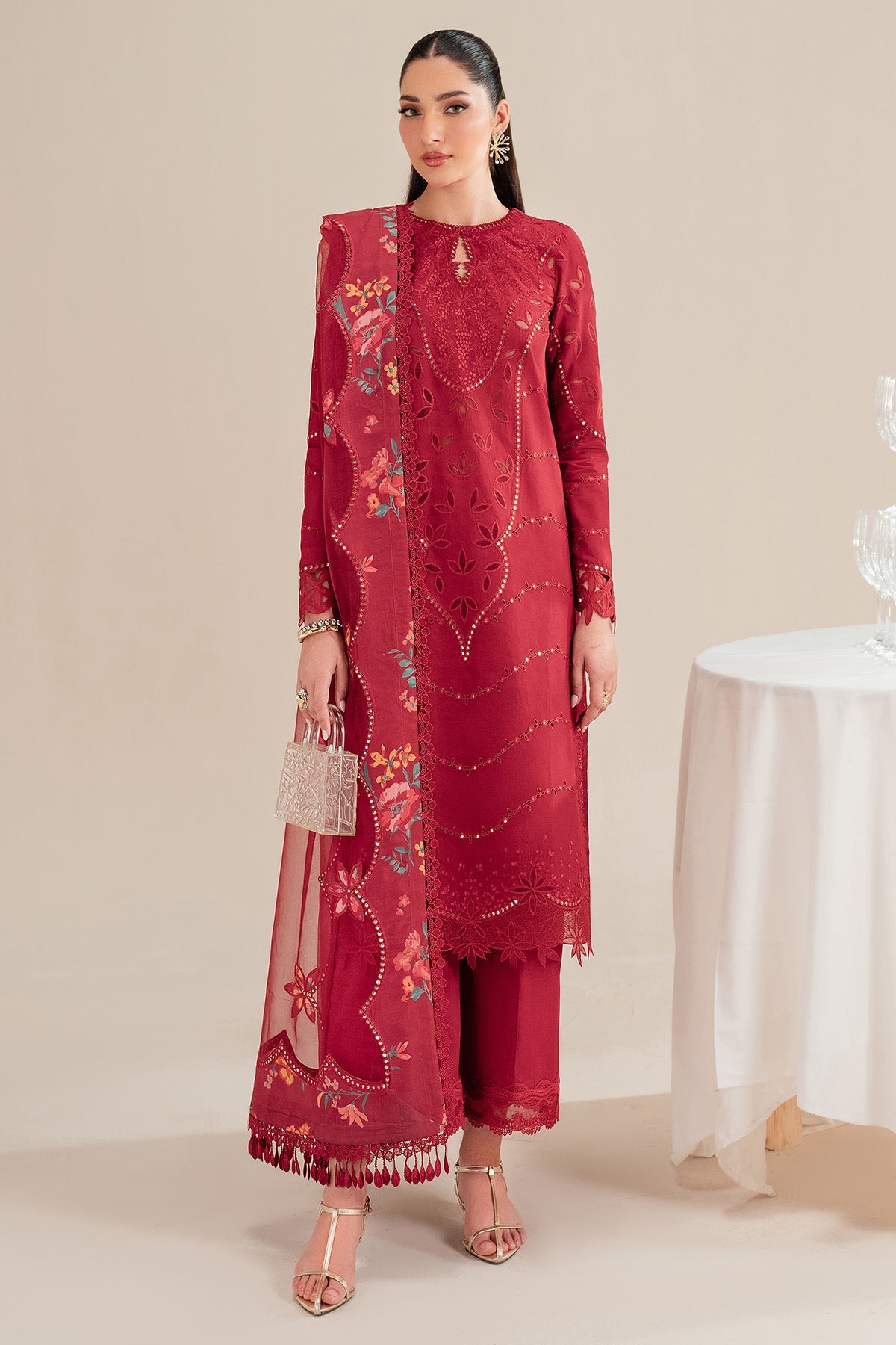 EMBROIDERED LAWN IL25-D03