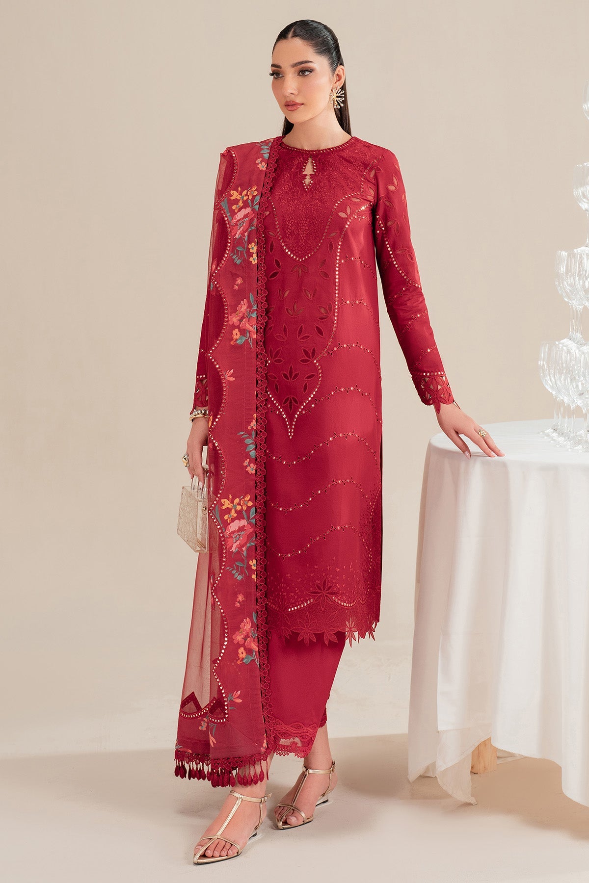 EMBROIDERED LAWN IL25-D03