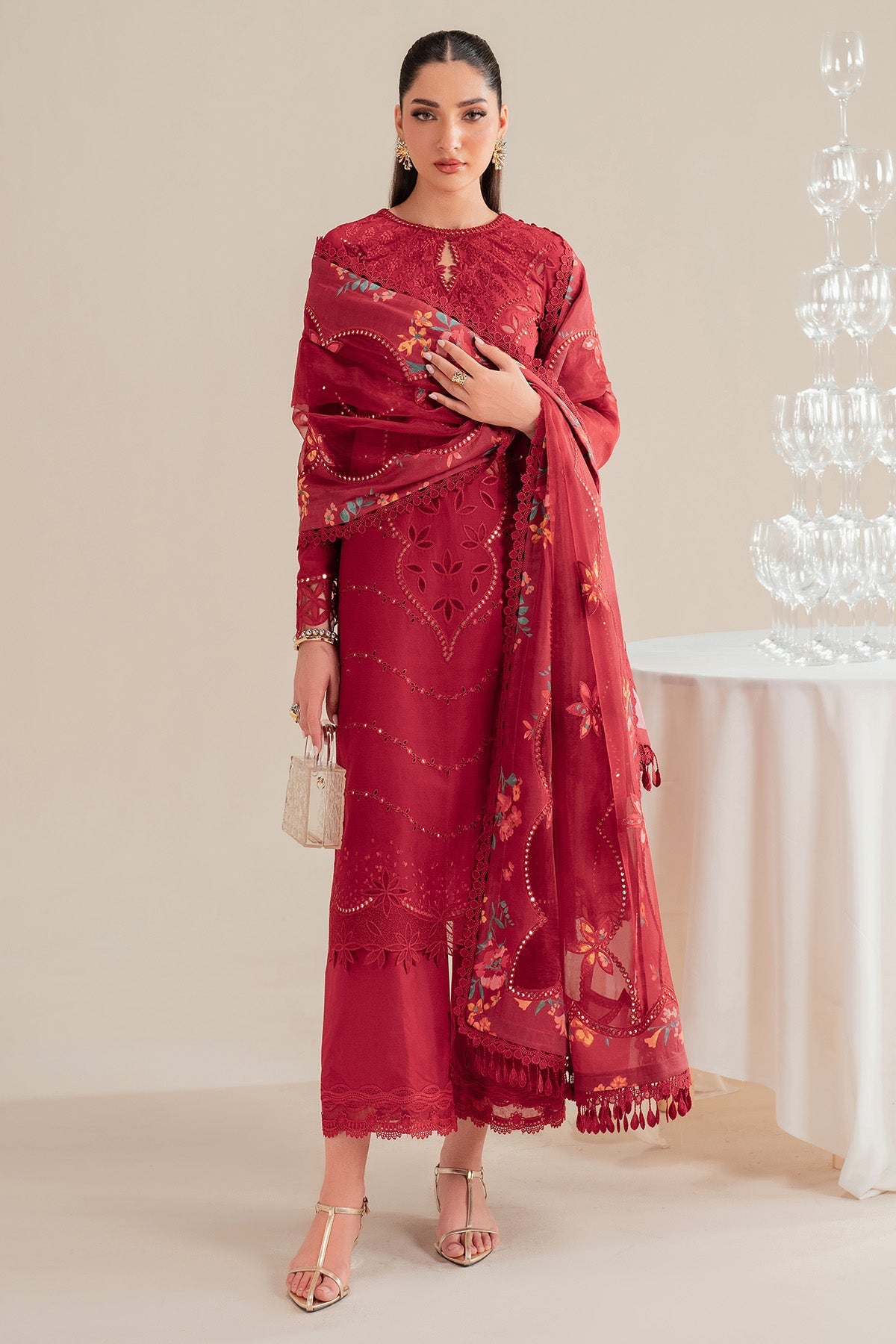 EMBROIDERED LAWN IL25-D03