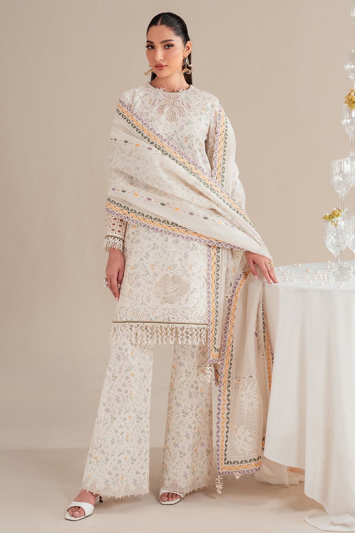 EMBROIDERED LAWN IL25-D09