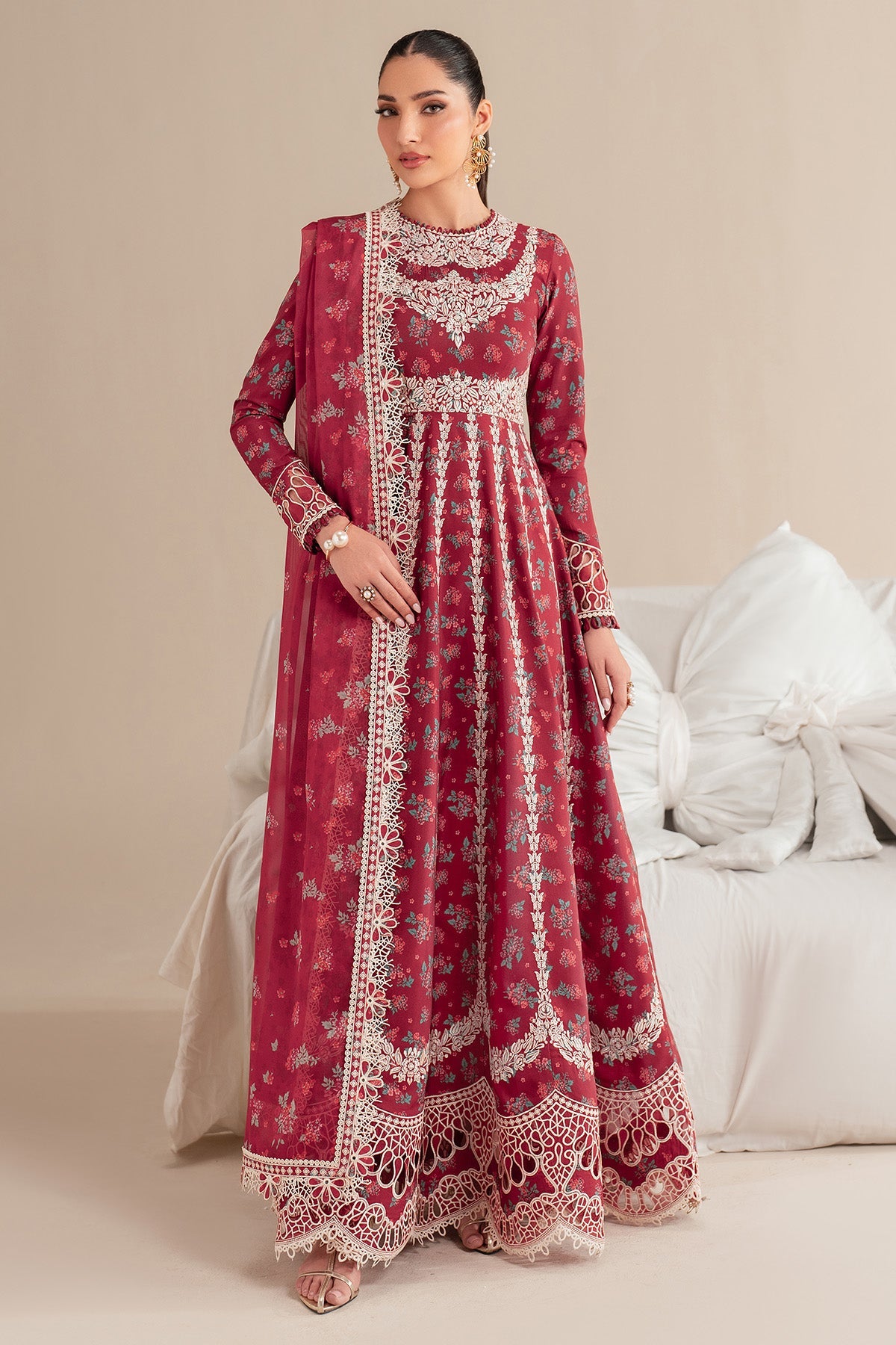 EMBROIDERED LAWN IL25-D08