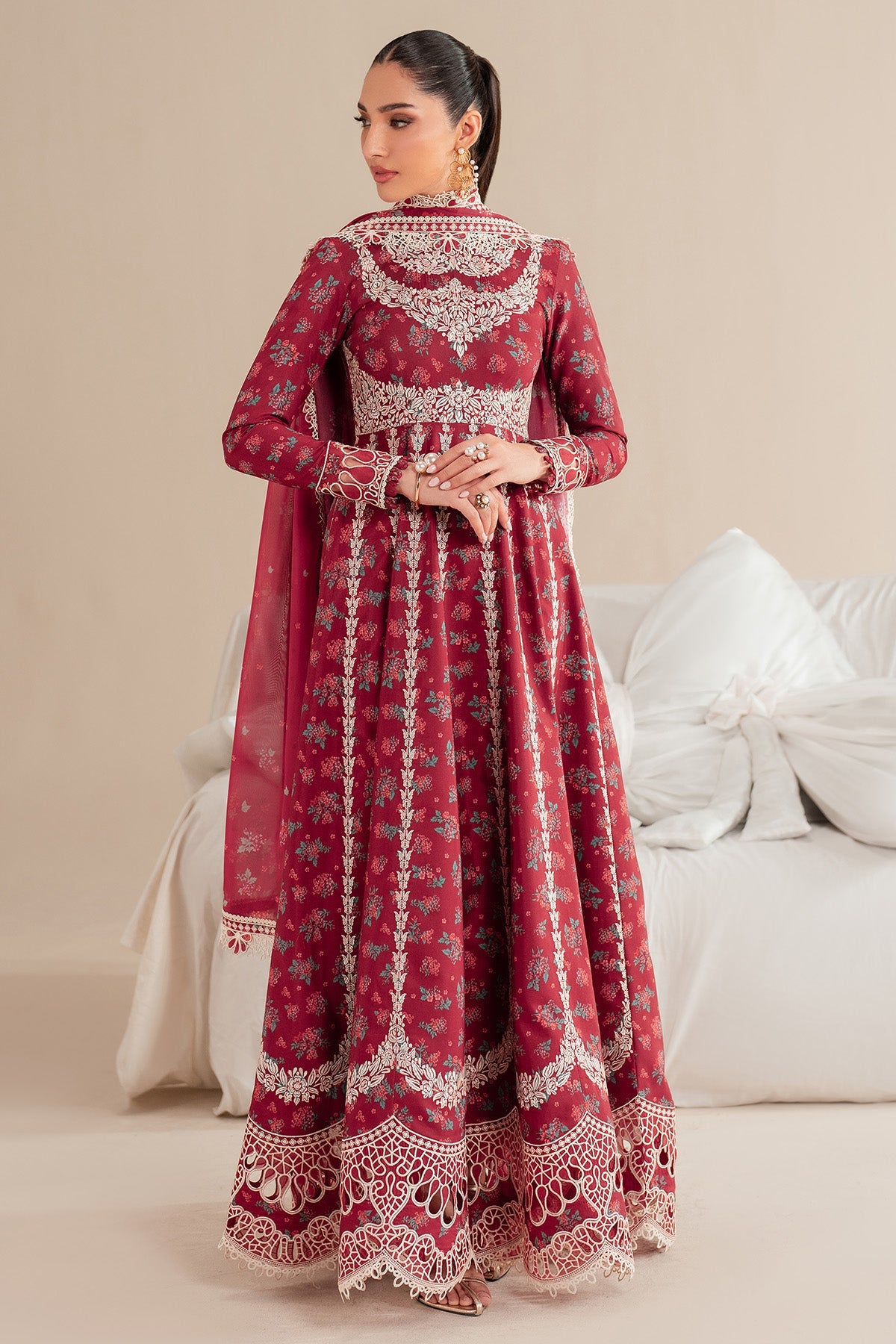 EMBROIDERED LAWN IL25-D08