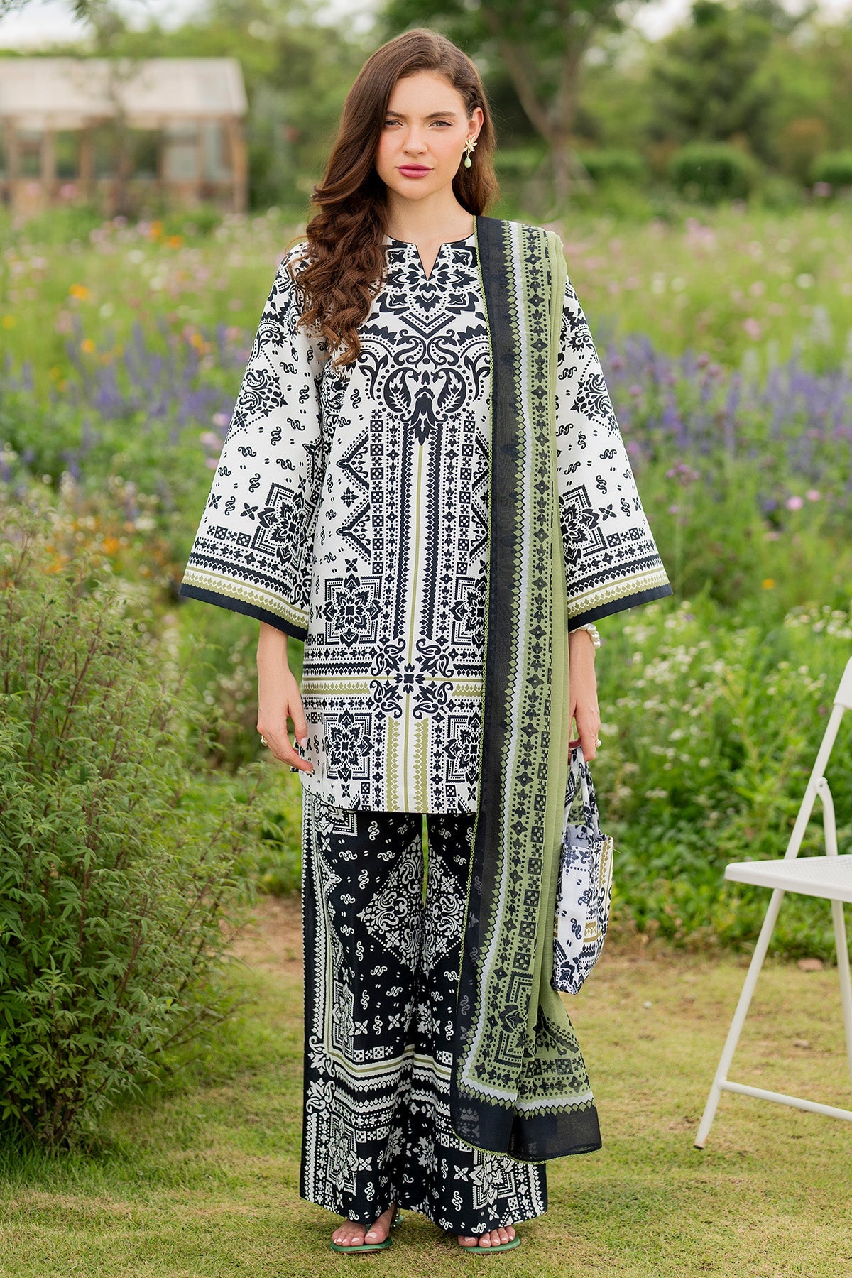 DIGITAL PRINTED LAWN USE-9237
