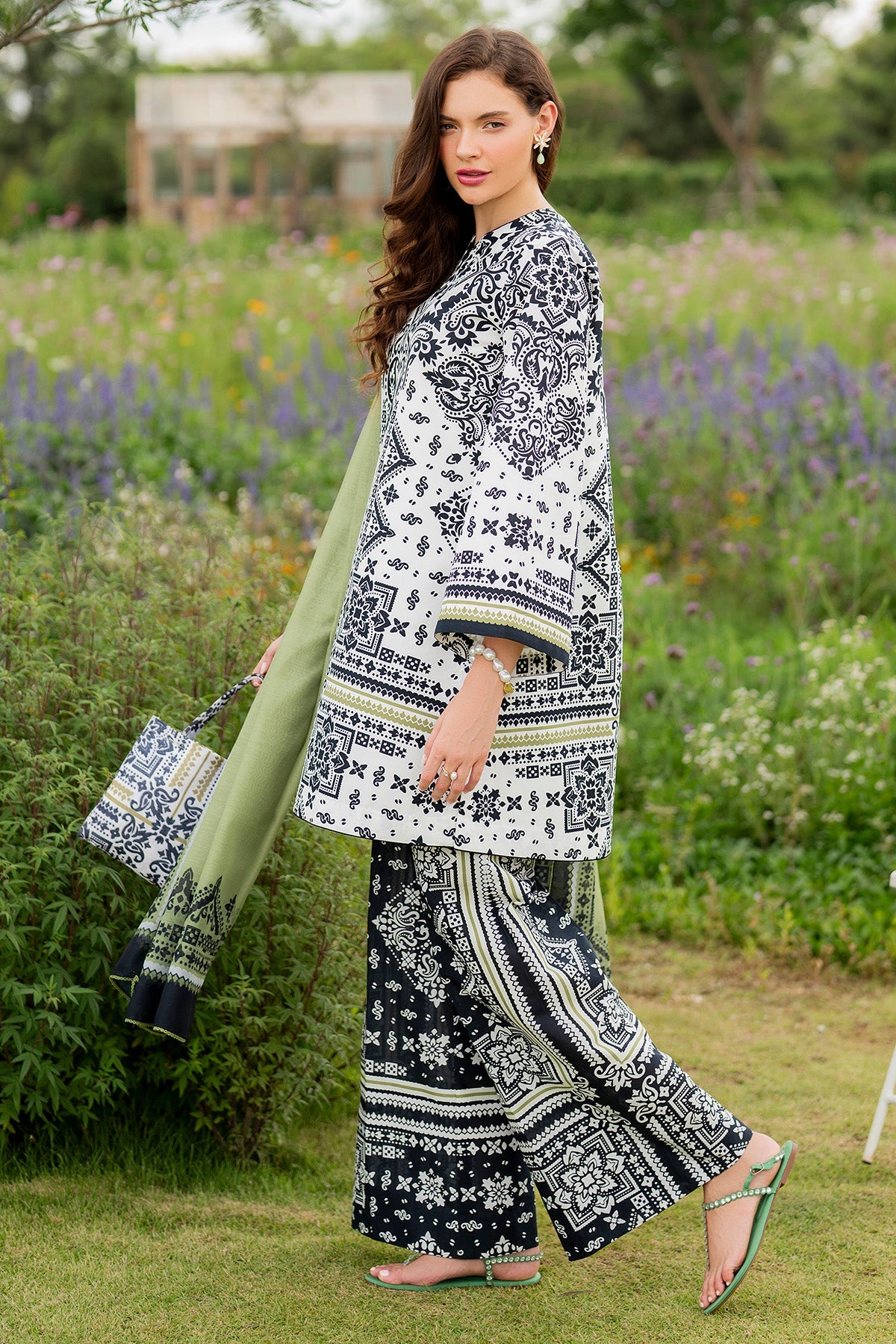 DIGITAL PRINTED LAWN USE-9237