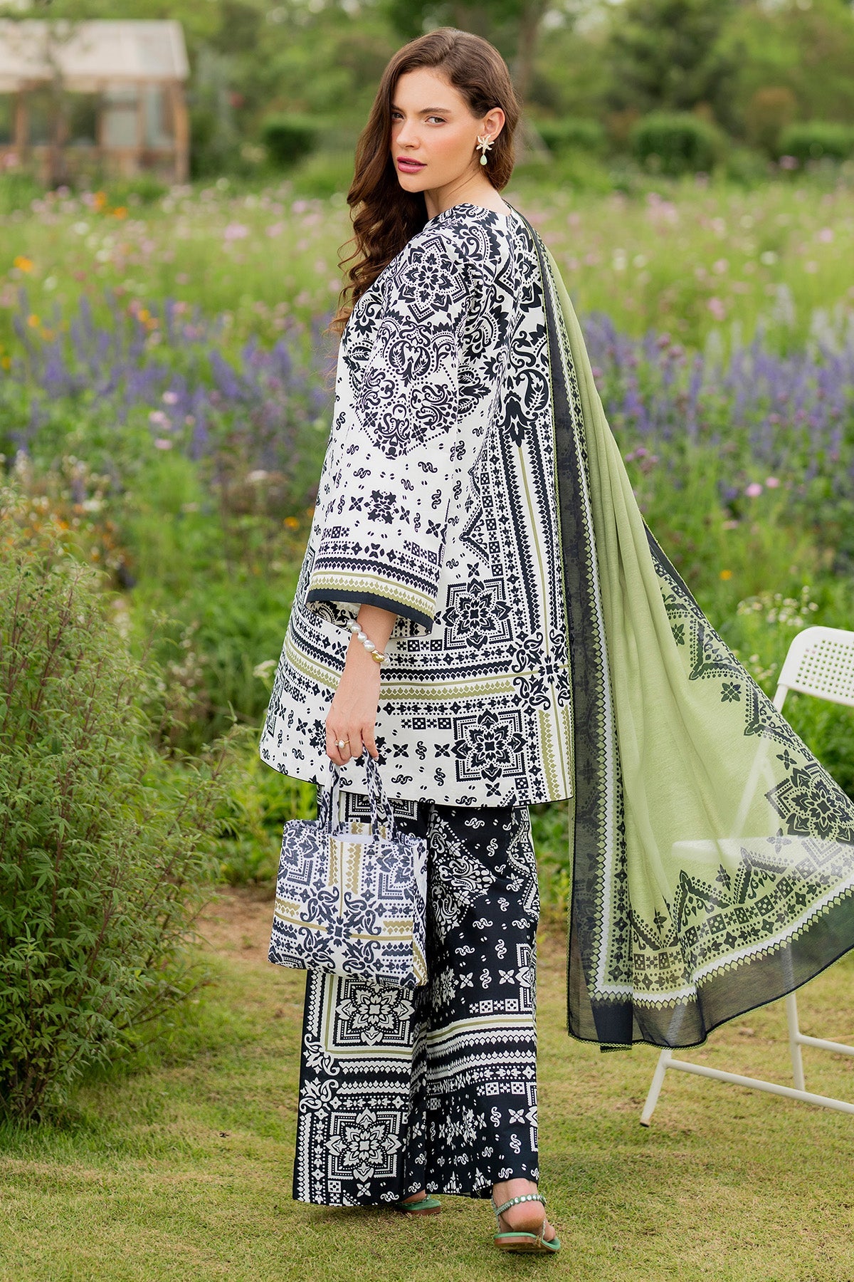 DIGITAL PRINTED LAWN USE-9237