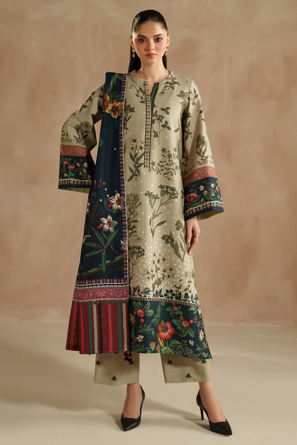 EMBROIDERED PREMIUM VISCOSE RTW-0205