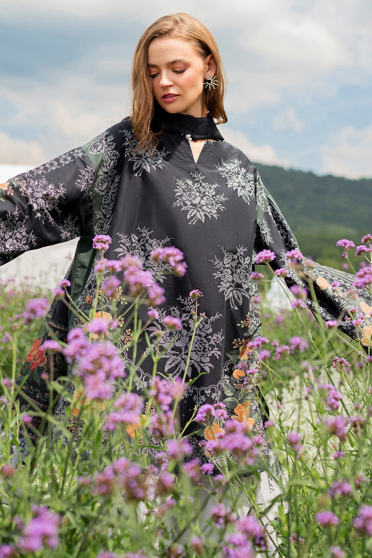 DIGITAL PRINTED LAWN USE-9231