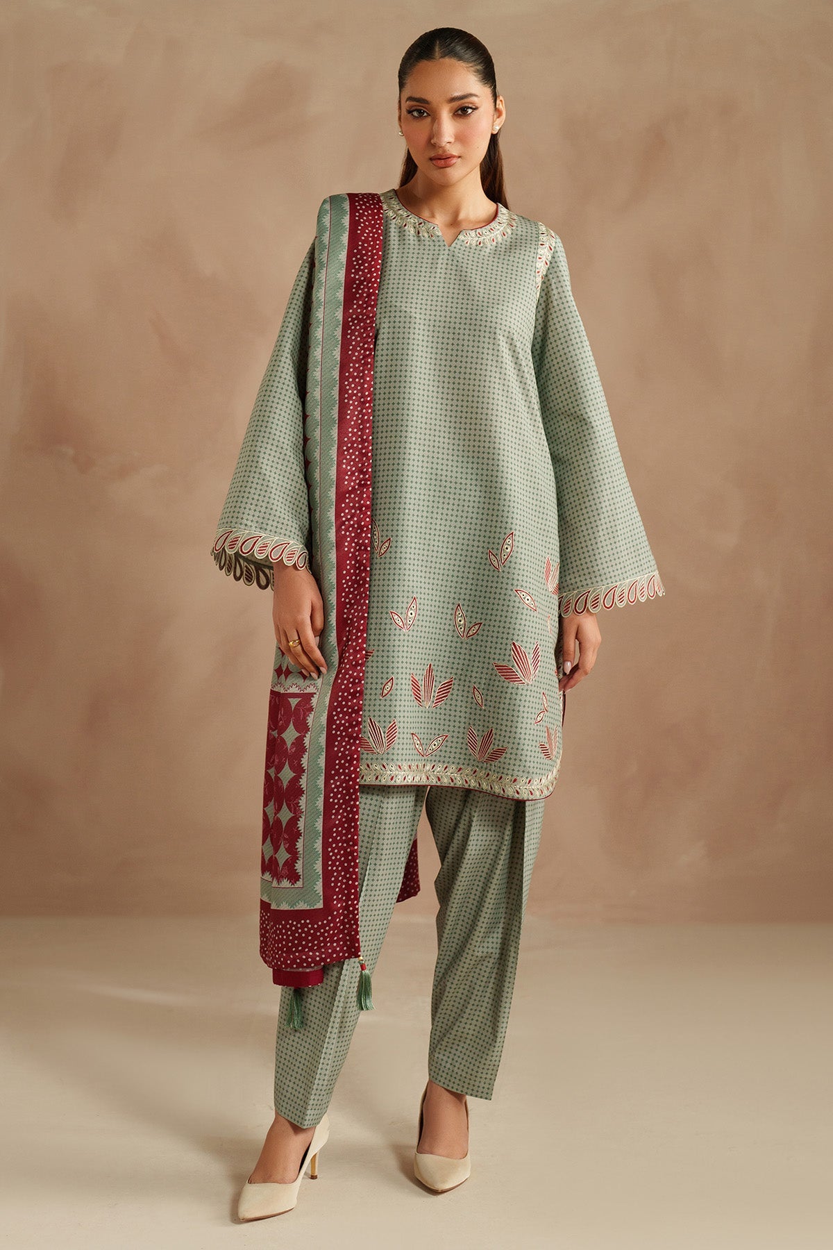 EMBROIDERED PREMIUM VISCOSE RTW-1243