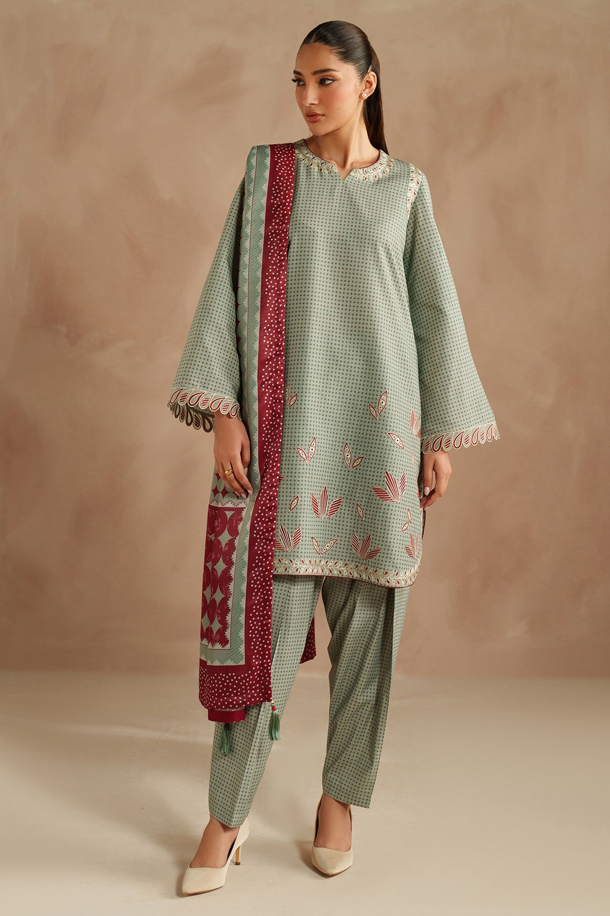 EMBROIDERED PREMIUM VISCOSE RTW-1243