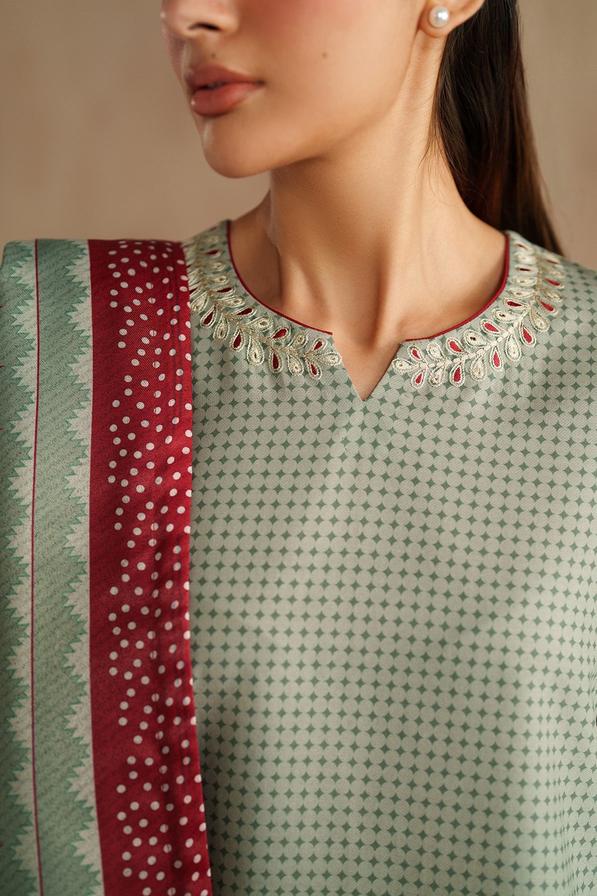 EMBROIDERED PREMIUM VISCOSE RTW-1243