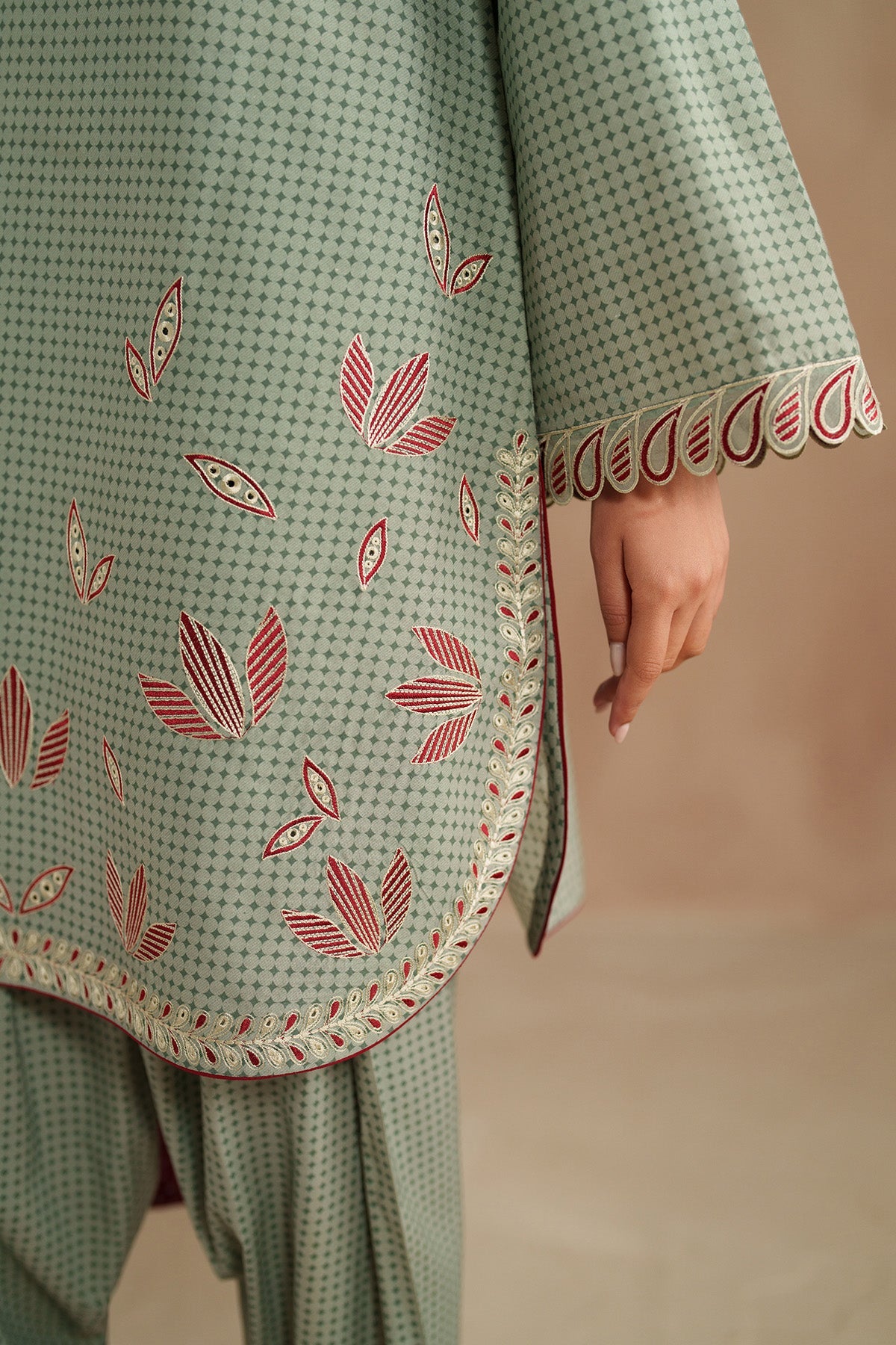 EMBROIDERED PREMIUM VISCOSE RTW-1243