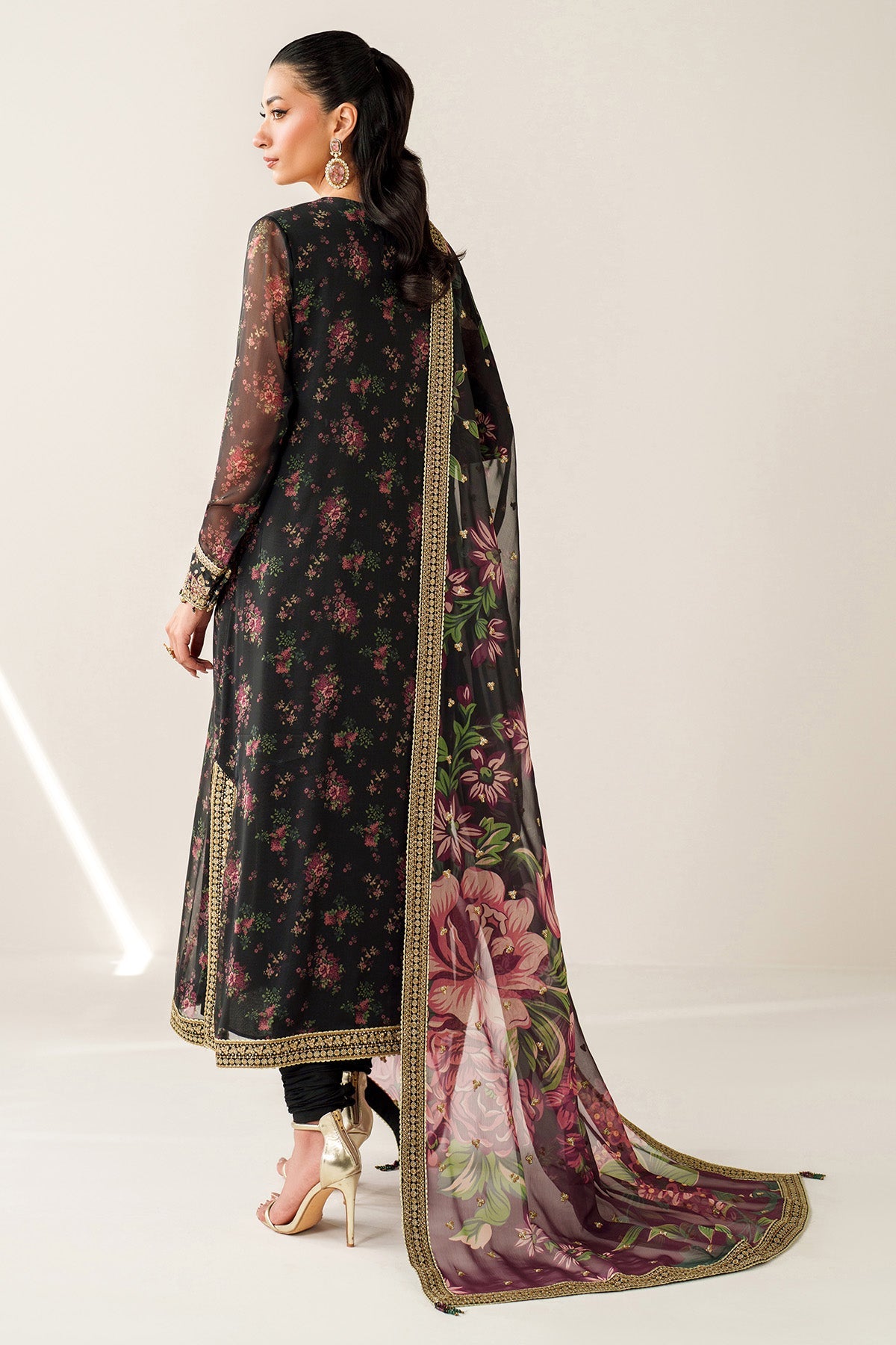 EMBROIDERED CHIFFON UC-3083