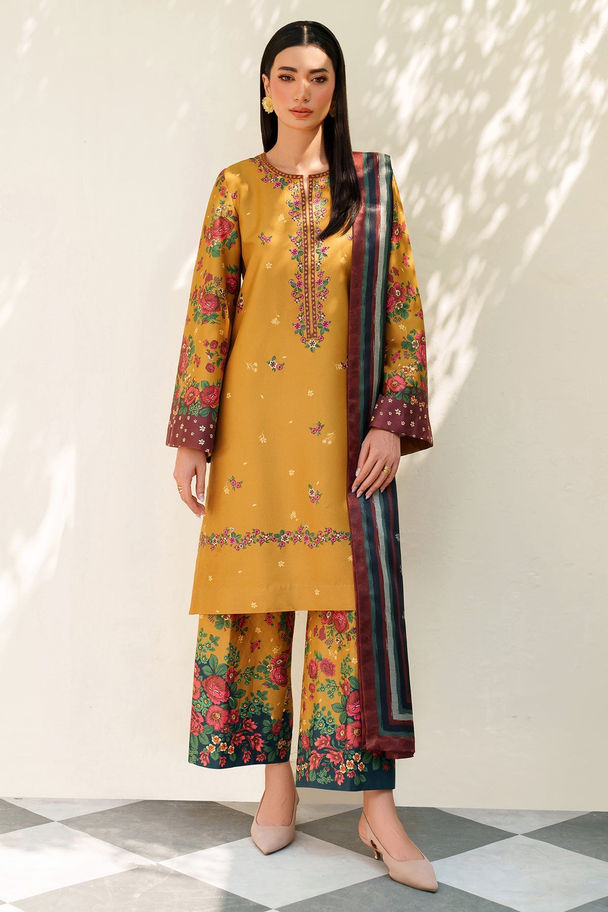 EMBROIDERED PREMIUM VISCOSE UW-0177