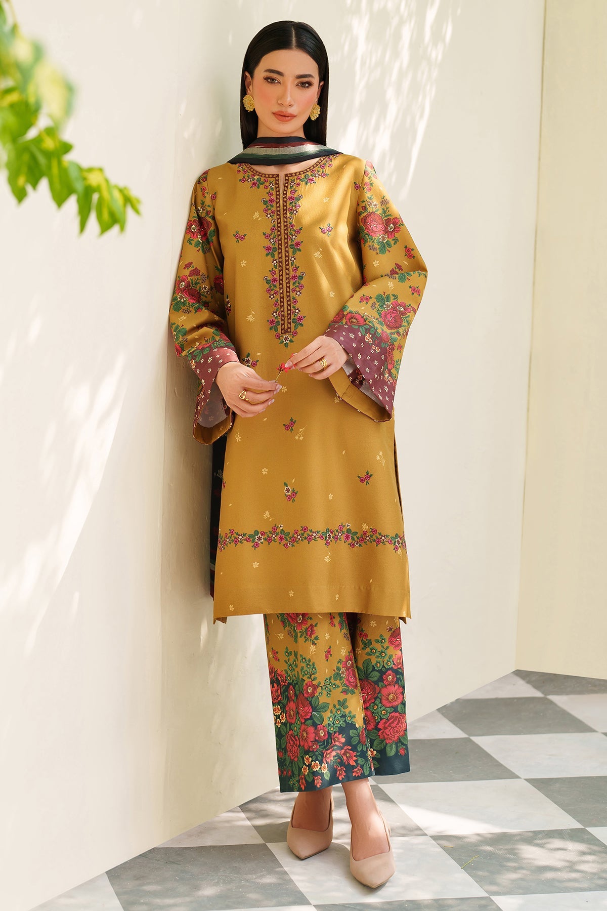 EMBROIDERED PREMIUM VISCOSE UW-0177