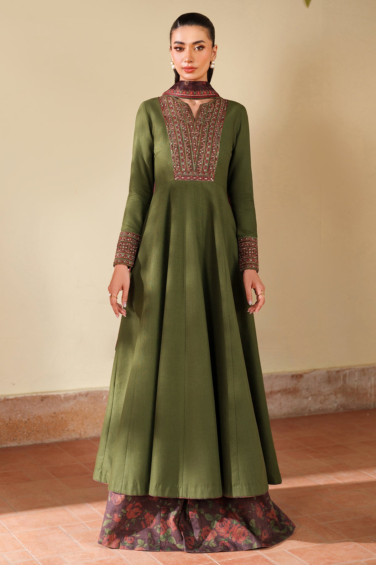 EMBROIDERED KHADDAR UW-0197