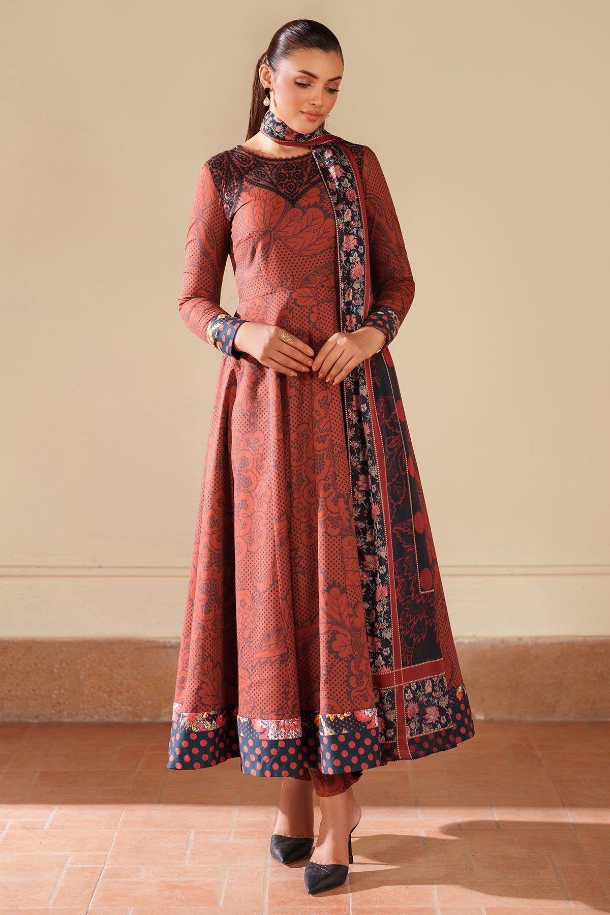 EMBROIDERED PREMIUM VISCOSE RTW-1228
