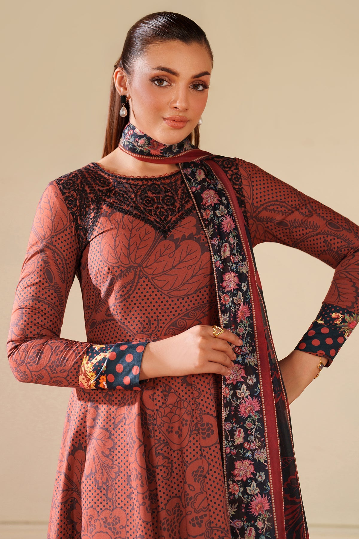 EMBROIDERED PREMIUM VISCOSE RTW-1228