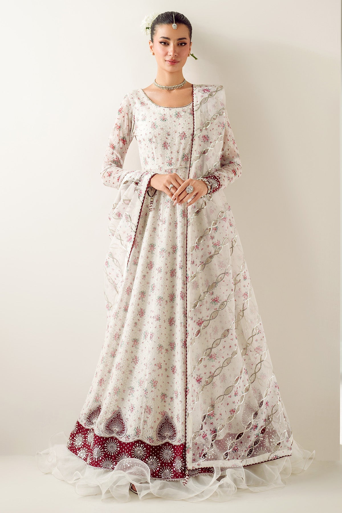 white formal dress