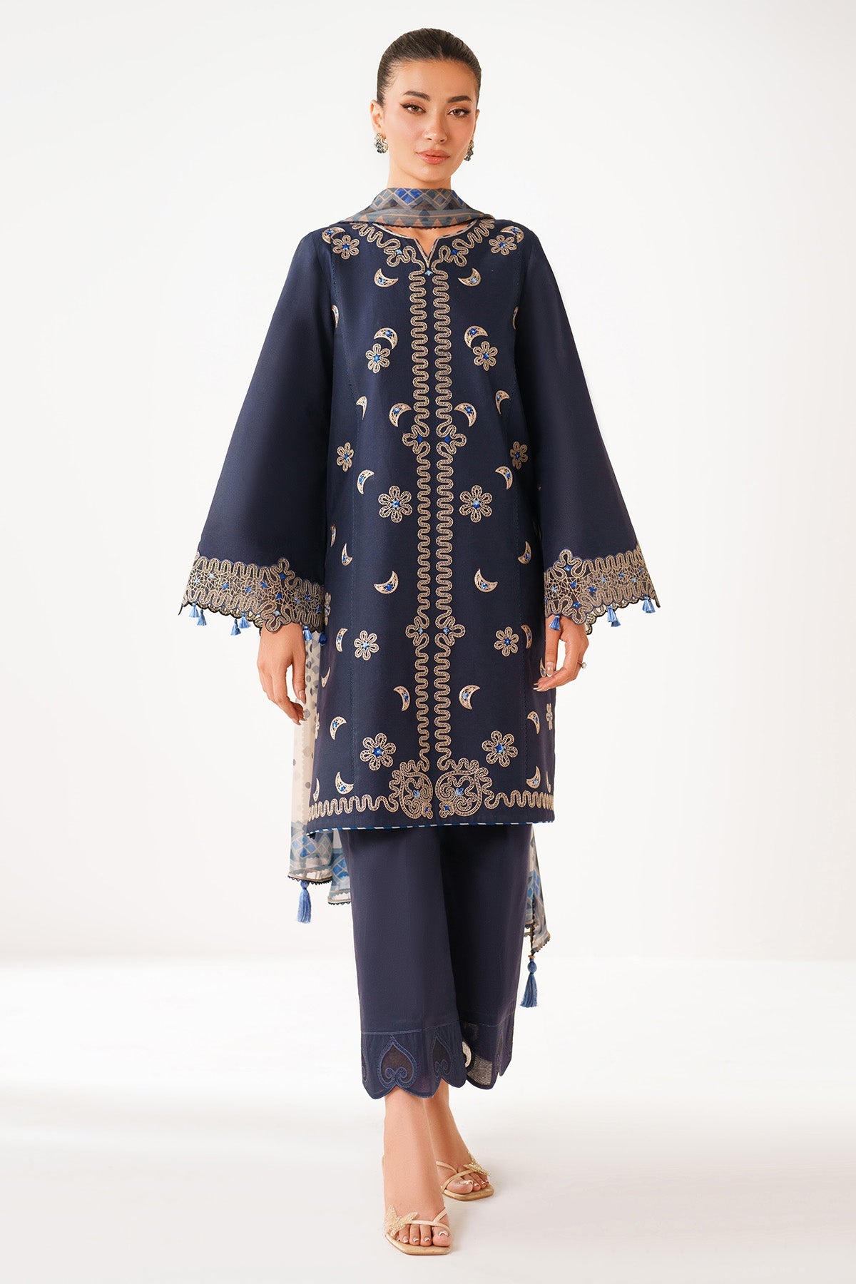 EMBROIDERED LAWN RTW-1298