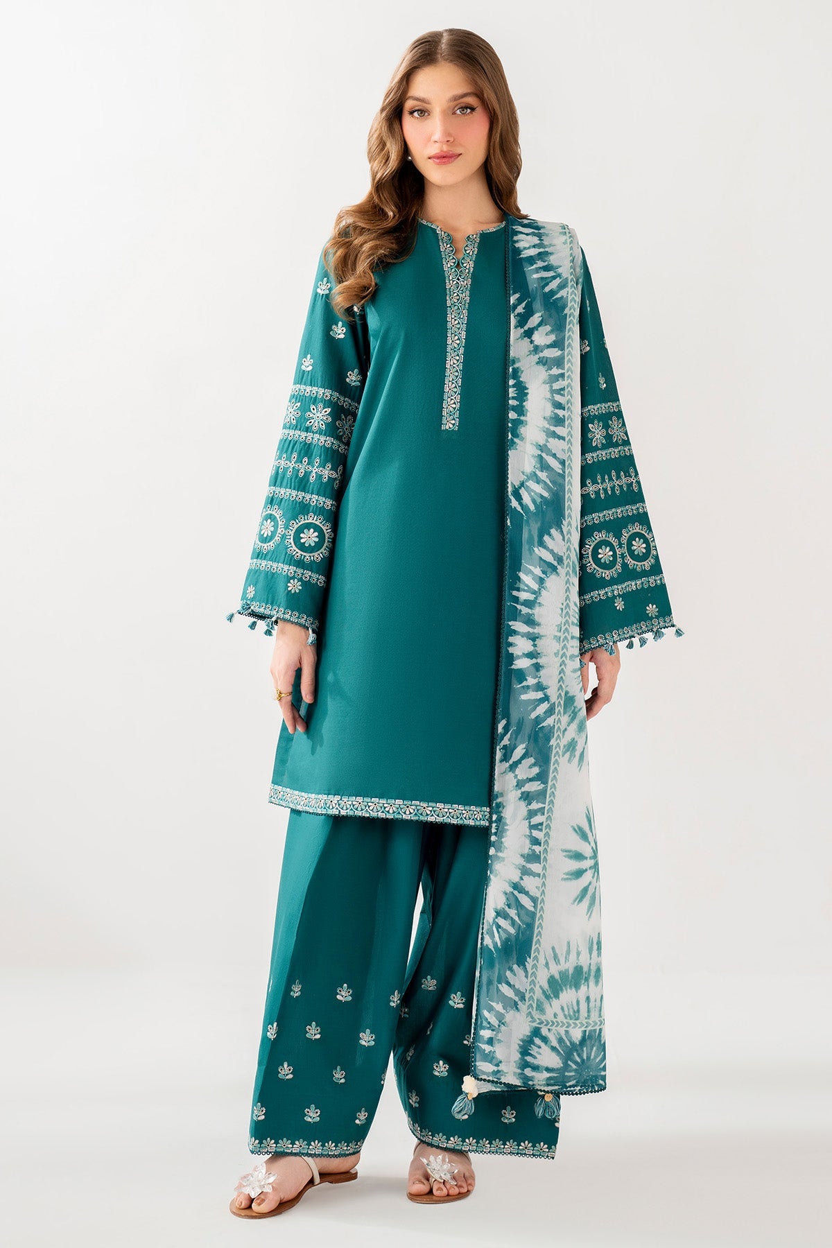 EMBROIDERED LAWN RTW-9248