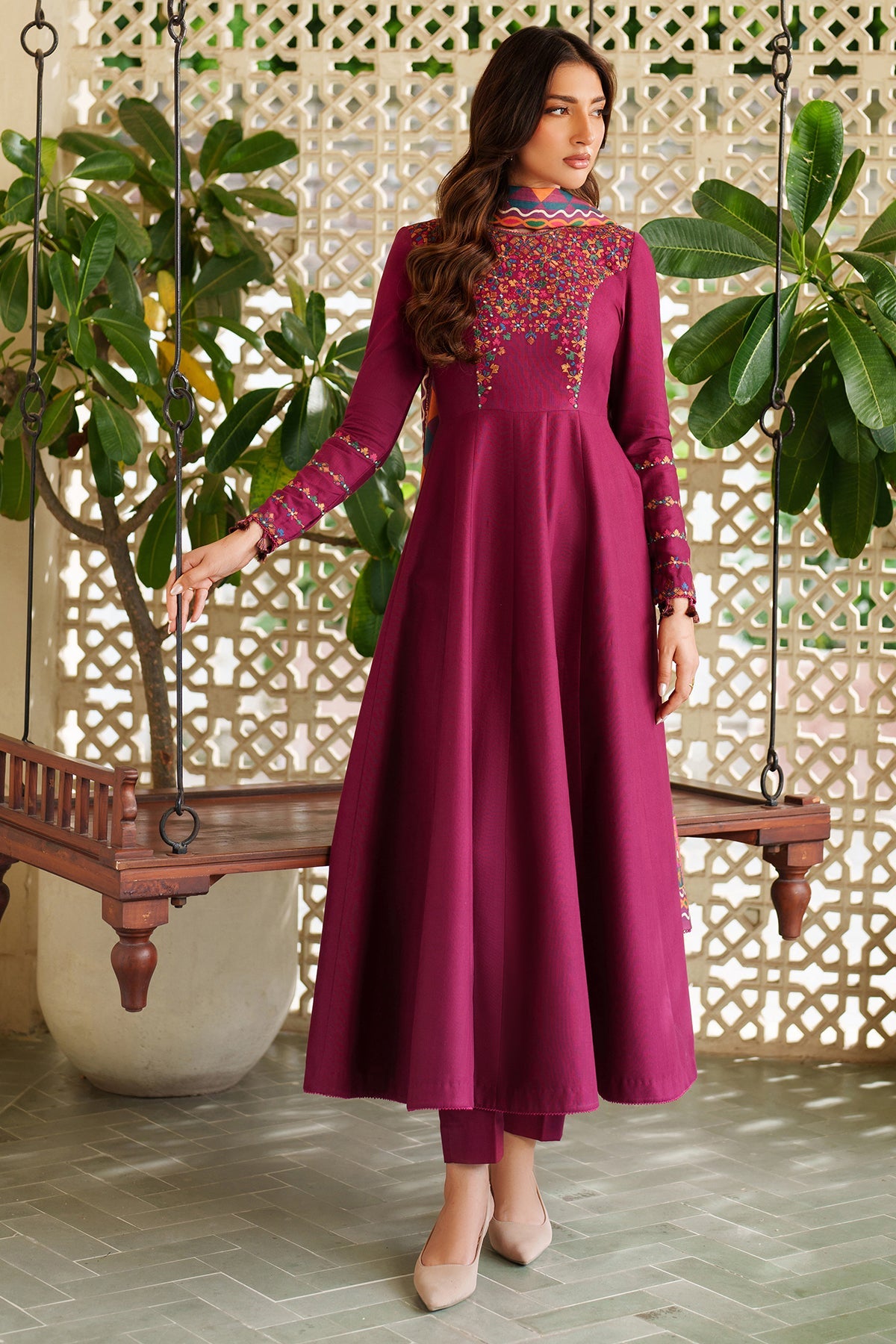 EMBROIDERED KHADDAR RTW-1233