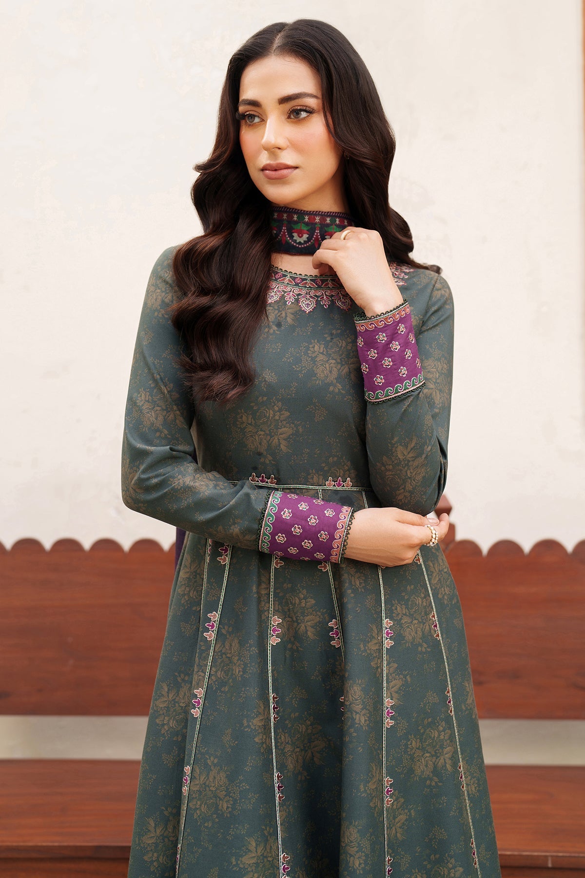 EMBROIDERED PREMIUM VISCOSE RTW-1231