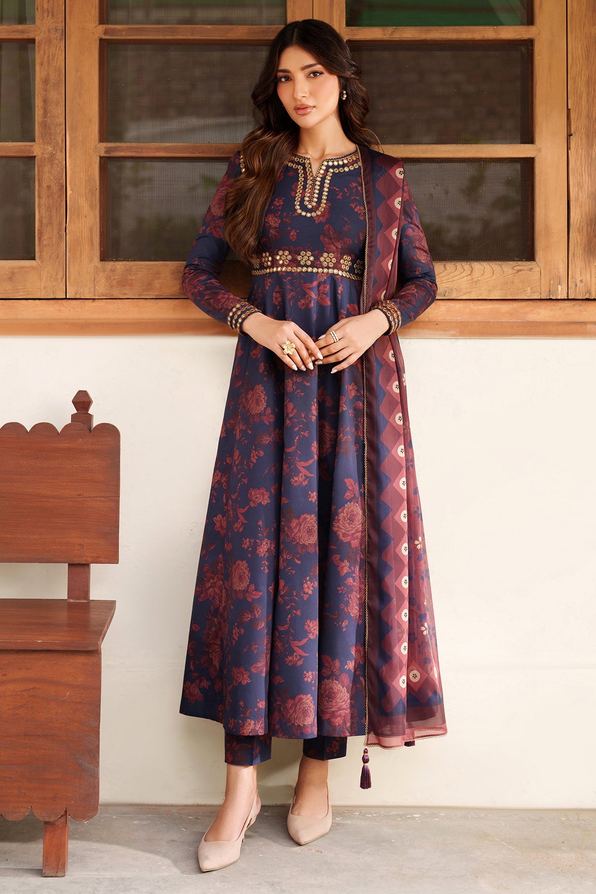 EMBROIDERED PREMIUM VISCOSE RTW-1226