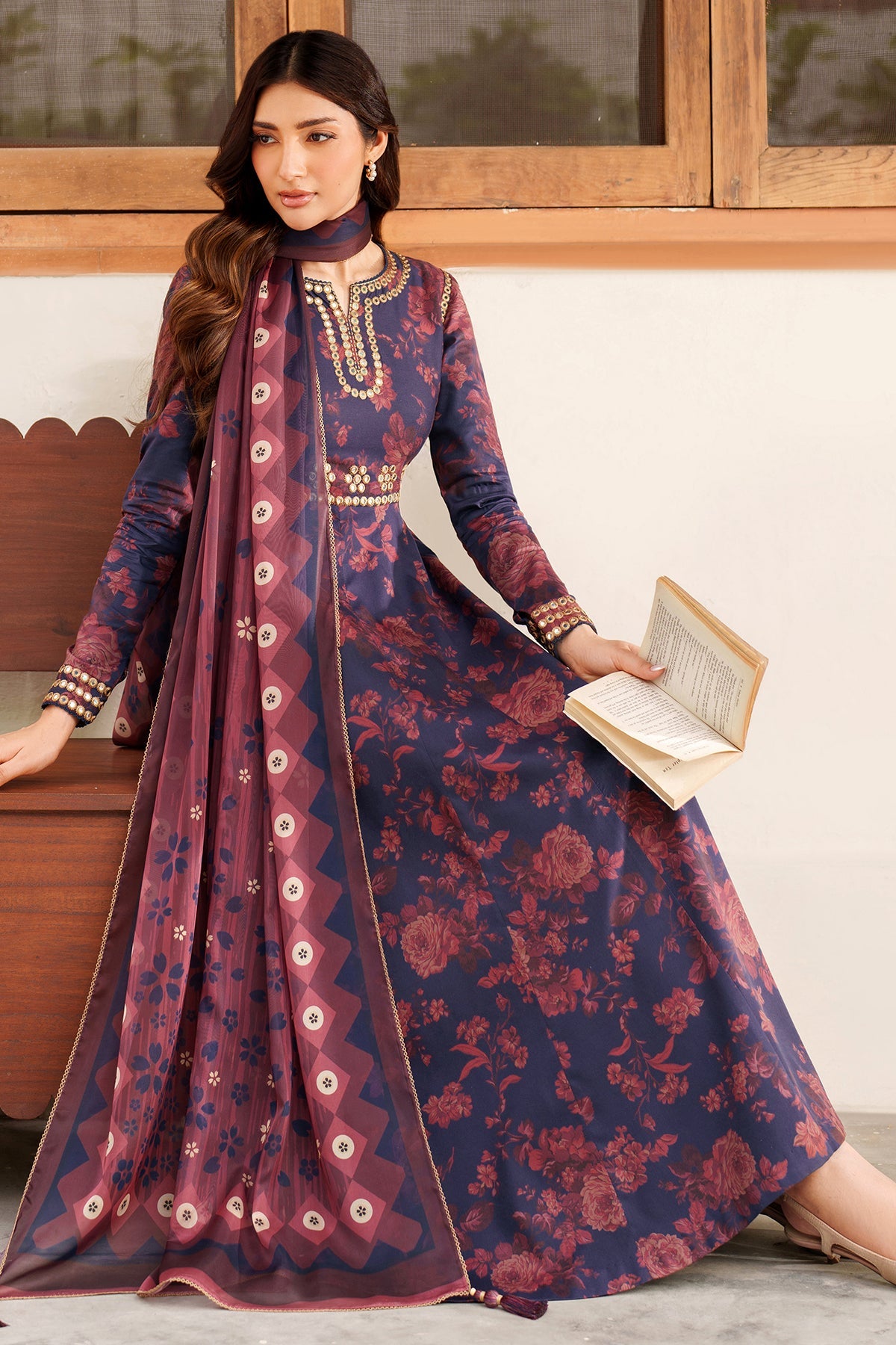 EMBROIDERED PREMIUM VISCOSE RTW-1226