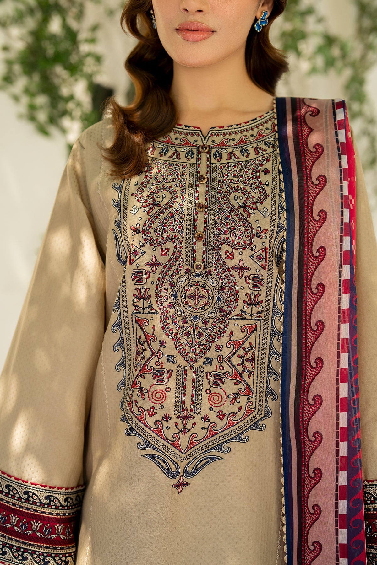 EMBROIDERED LAWN RTW-9202