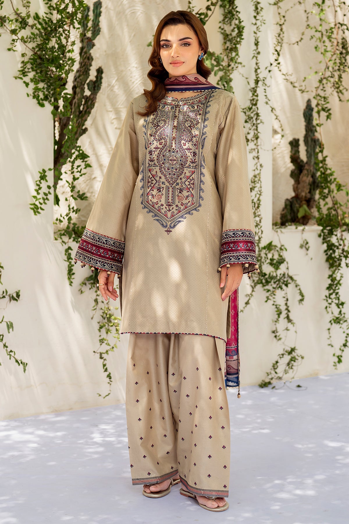 EMBROIDERED DOBBY LAWN USE-9202