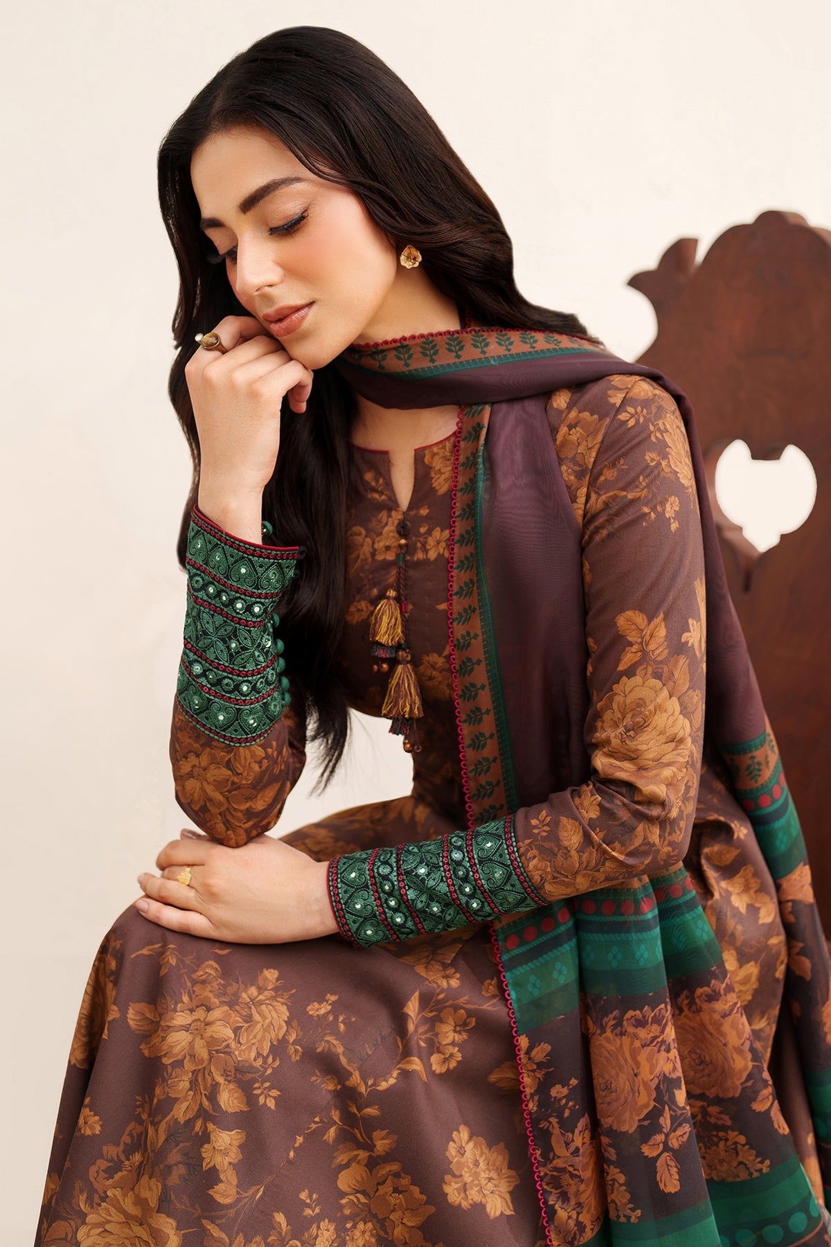 EMBROIDERED PREMIUM VISCOSE RTW-1225