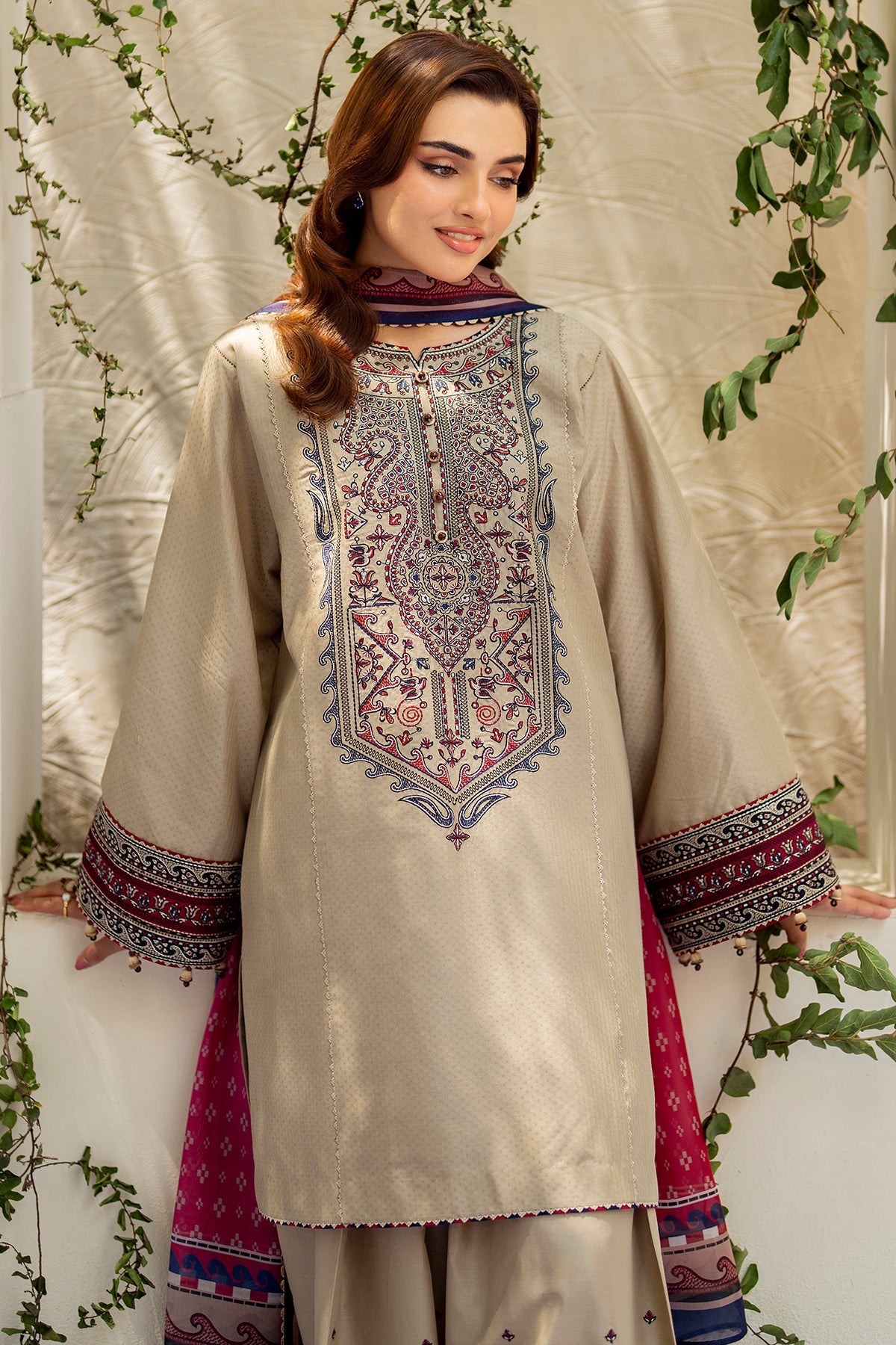 EMBROIDERED DOBBY LAWN USE-9202