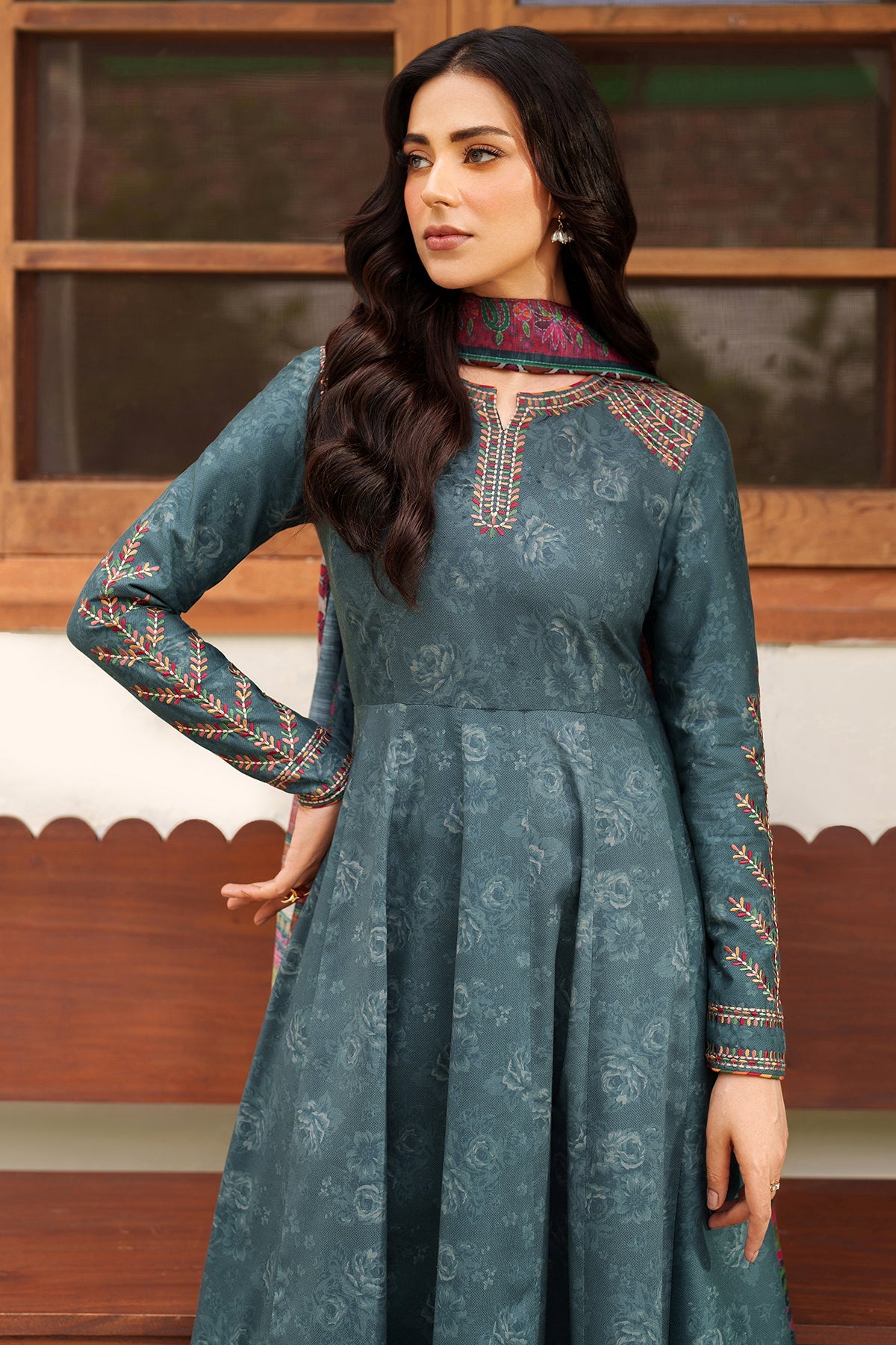 EMBROIDERED PREMIUM VISCOSE RTW-1229