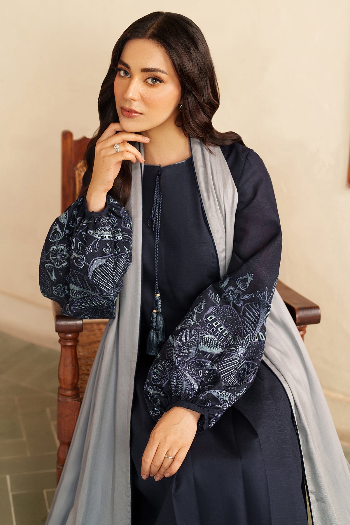 EMBROIDERED KHADDAR RTW-1234