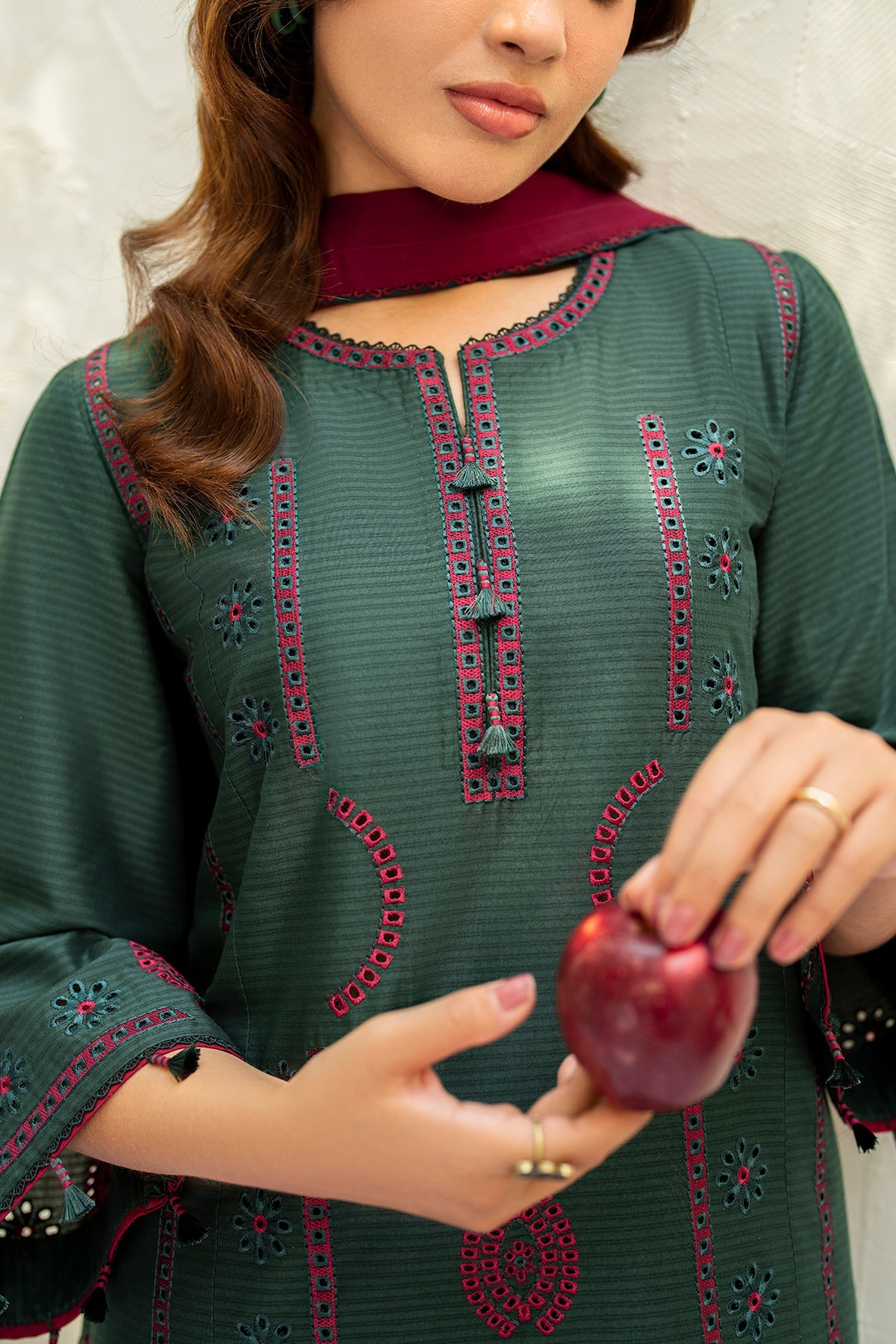 EMBROIDERED DOBBY LAWN USE-9212