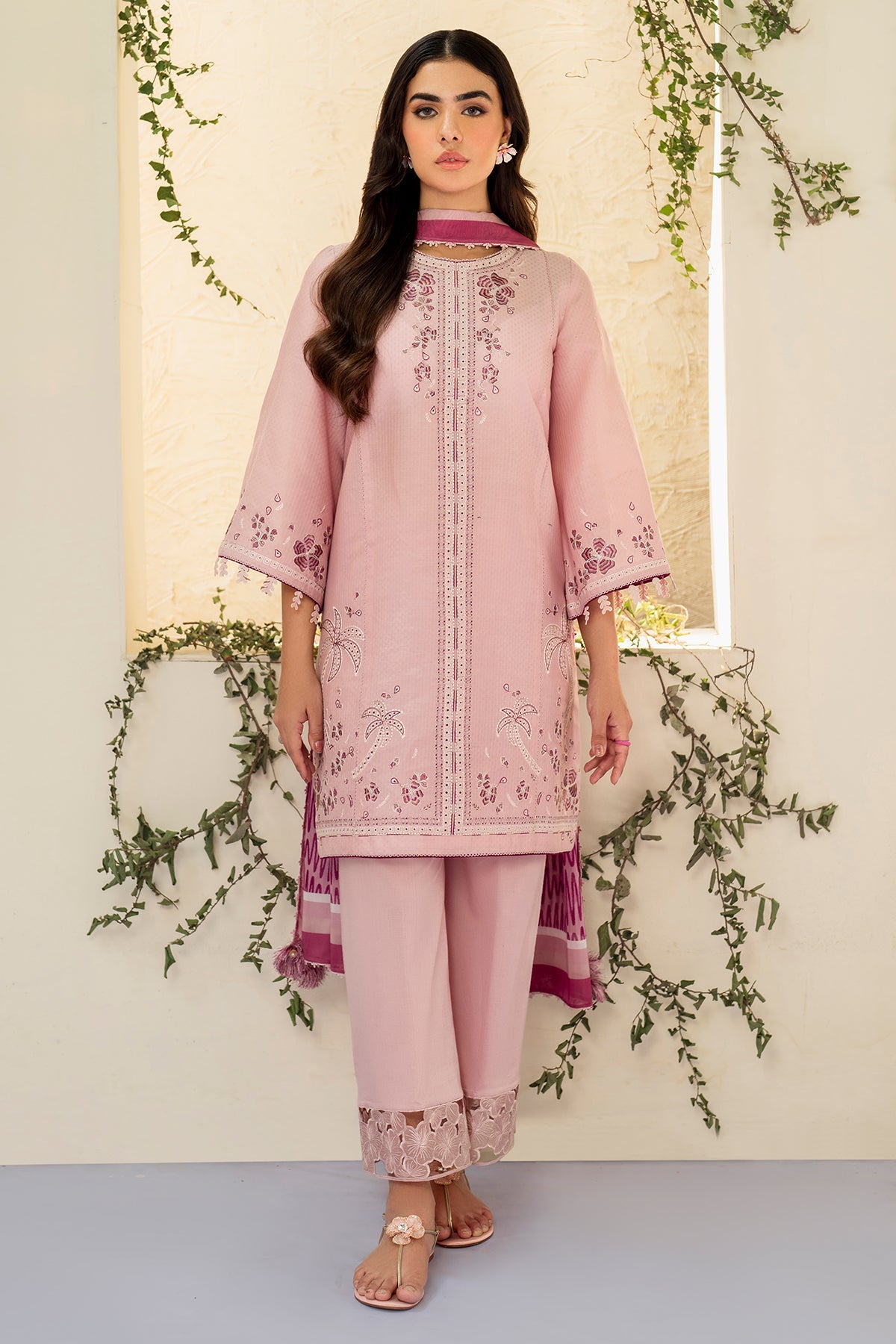 EMBROIDERED DOBBY LAWN USE-9213