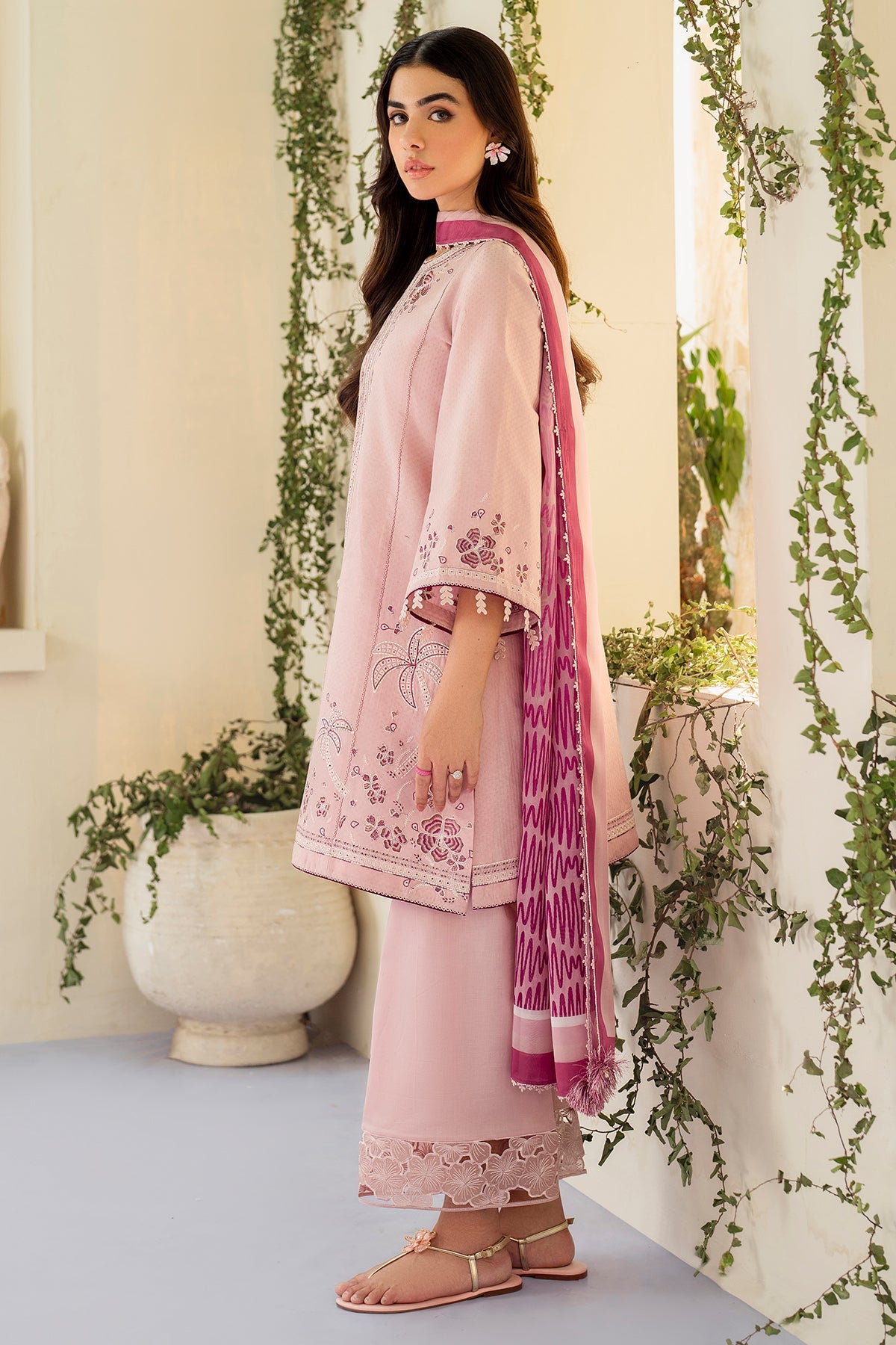 EMBROIDERED DOBBY LAWN USE-9213