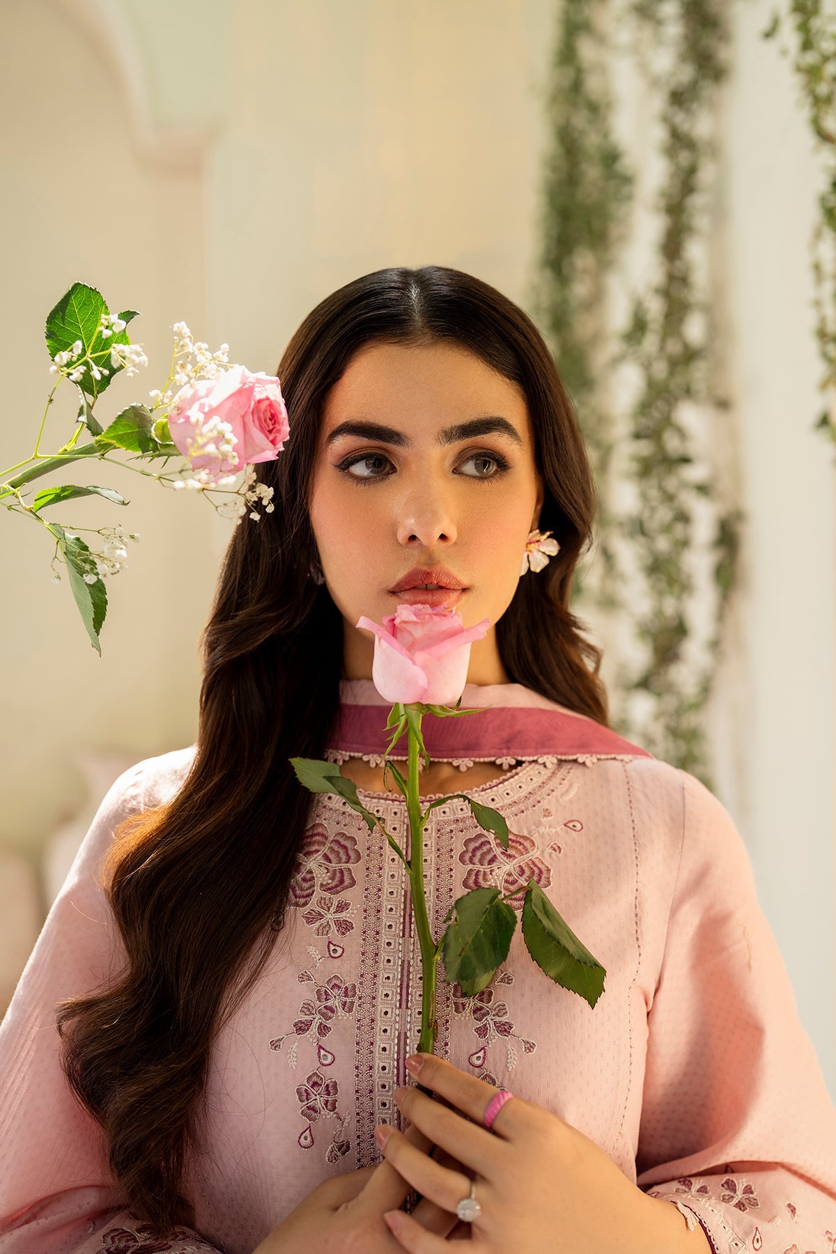 EMBROIDERED DOBBY LAWN USE-9213