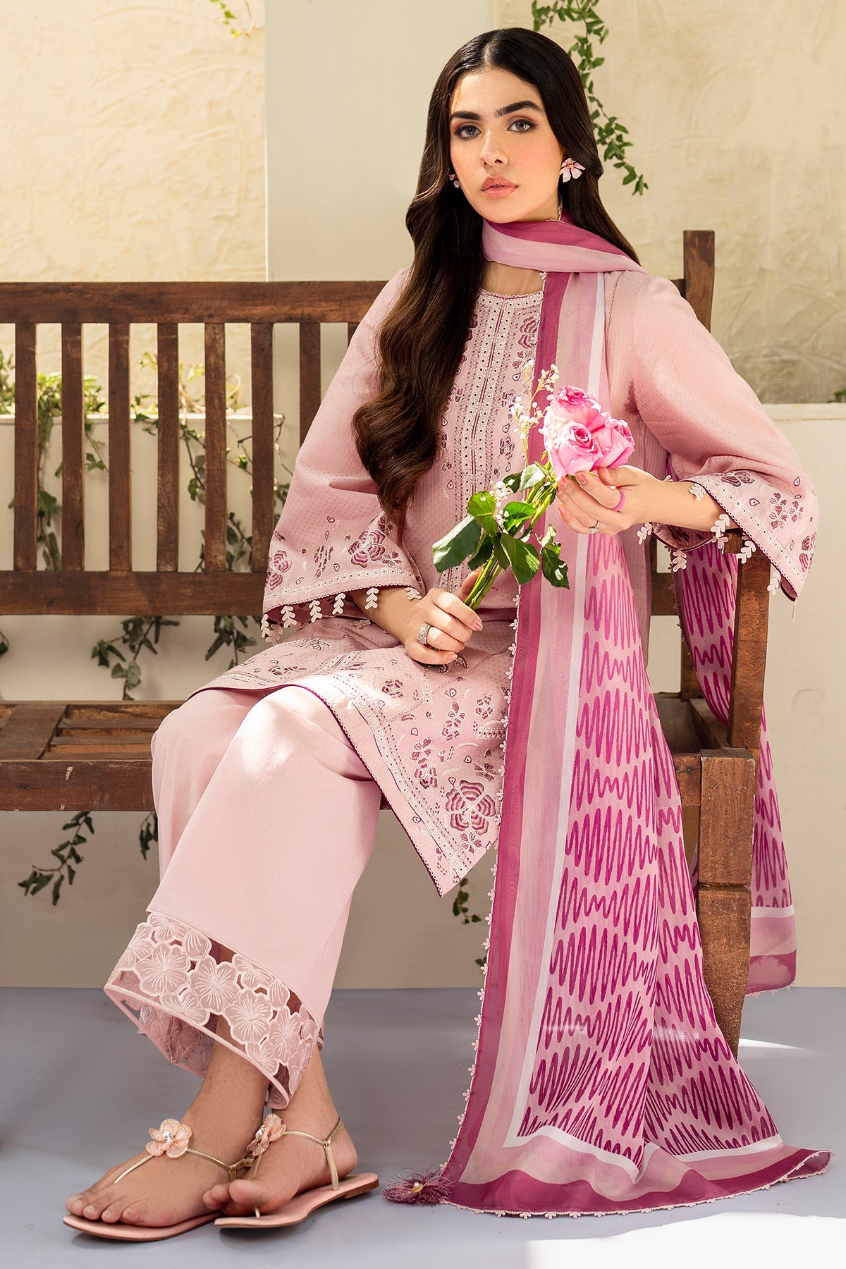 EMBROIDERED DOBBY LAWN USE-9213