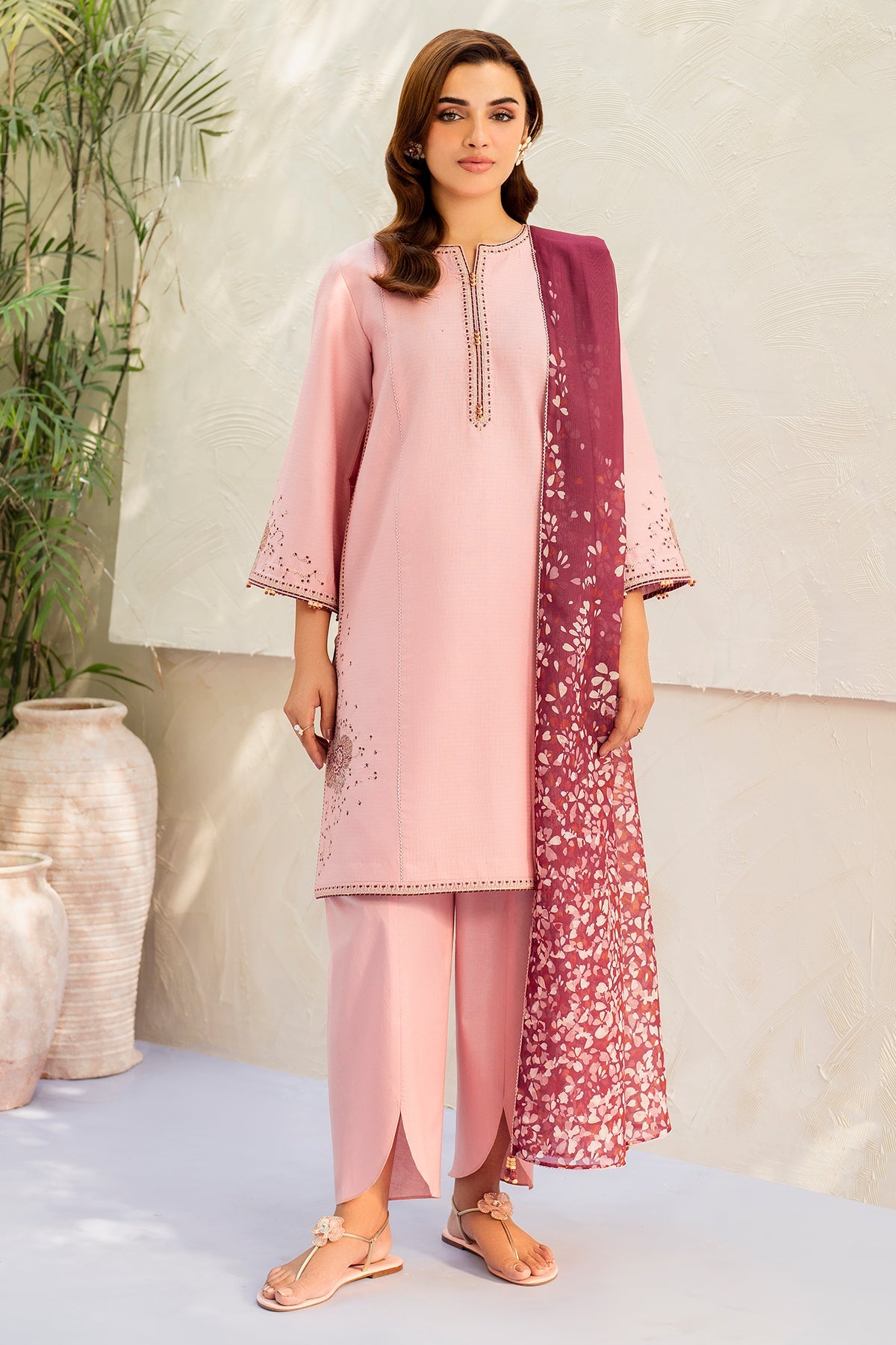 EMBROIDERED DOBBY LAWN USE-9205