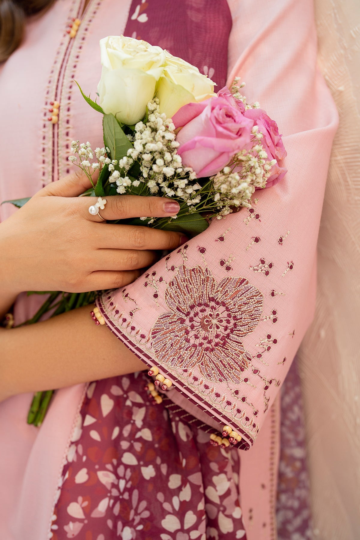 EMBROIDERED DOBBY LAWN USE-9205