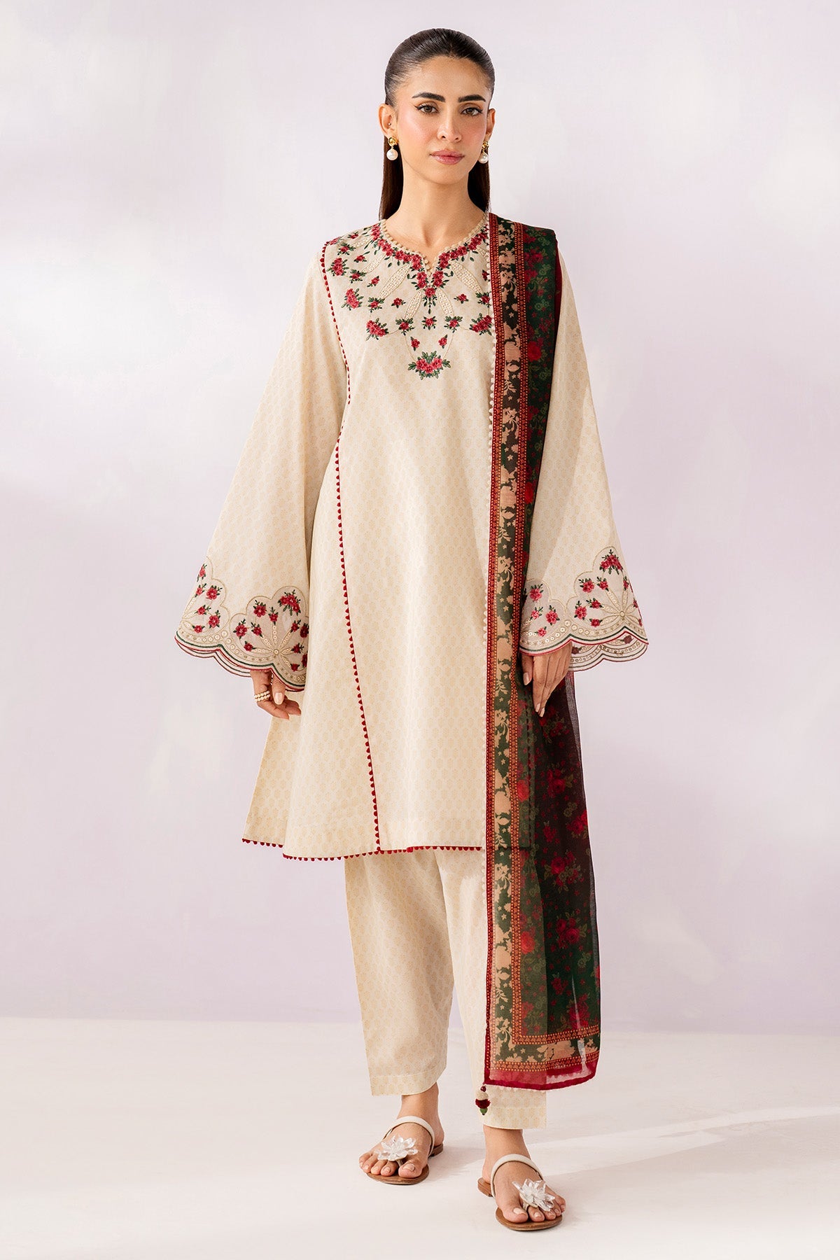 EMBROIDERED LAWN RTW-1297