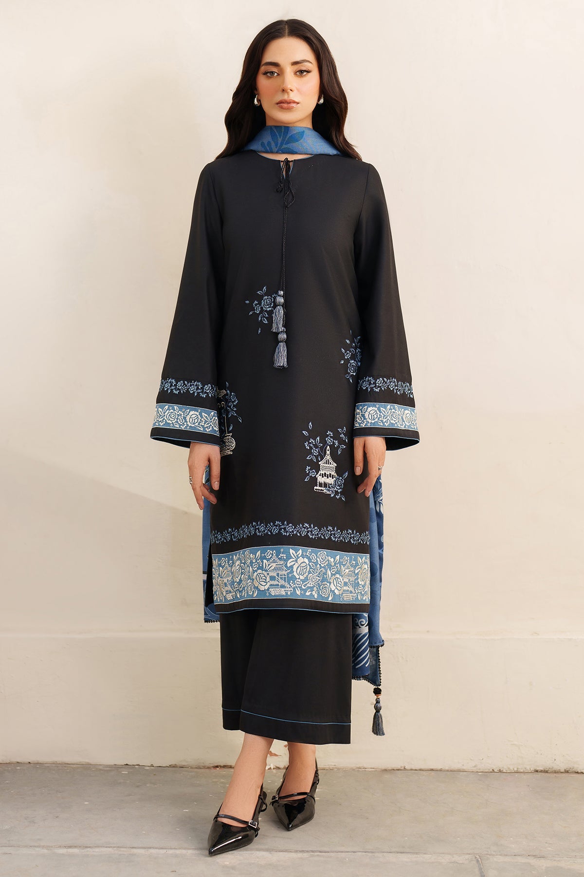 EMBROIDERED PREMIUM VISCOSE UW-0153