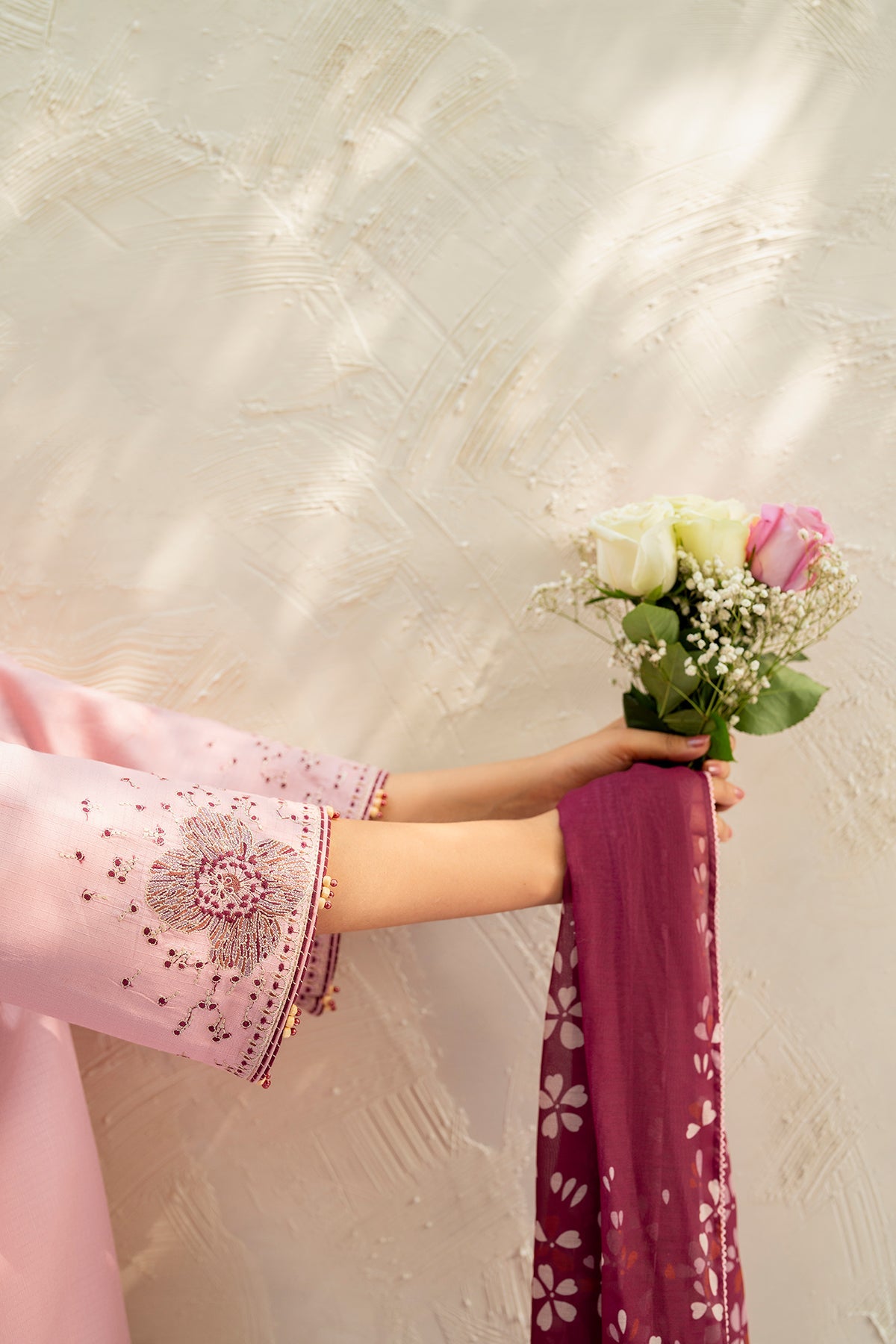 EMBROIDERED DOBBY LAWN USE-9205