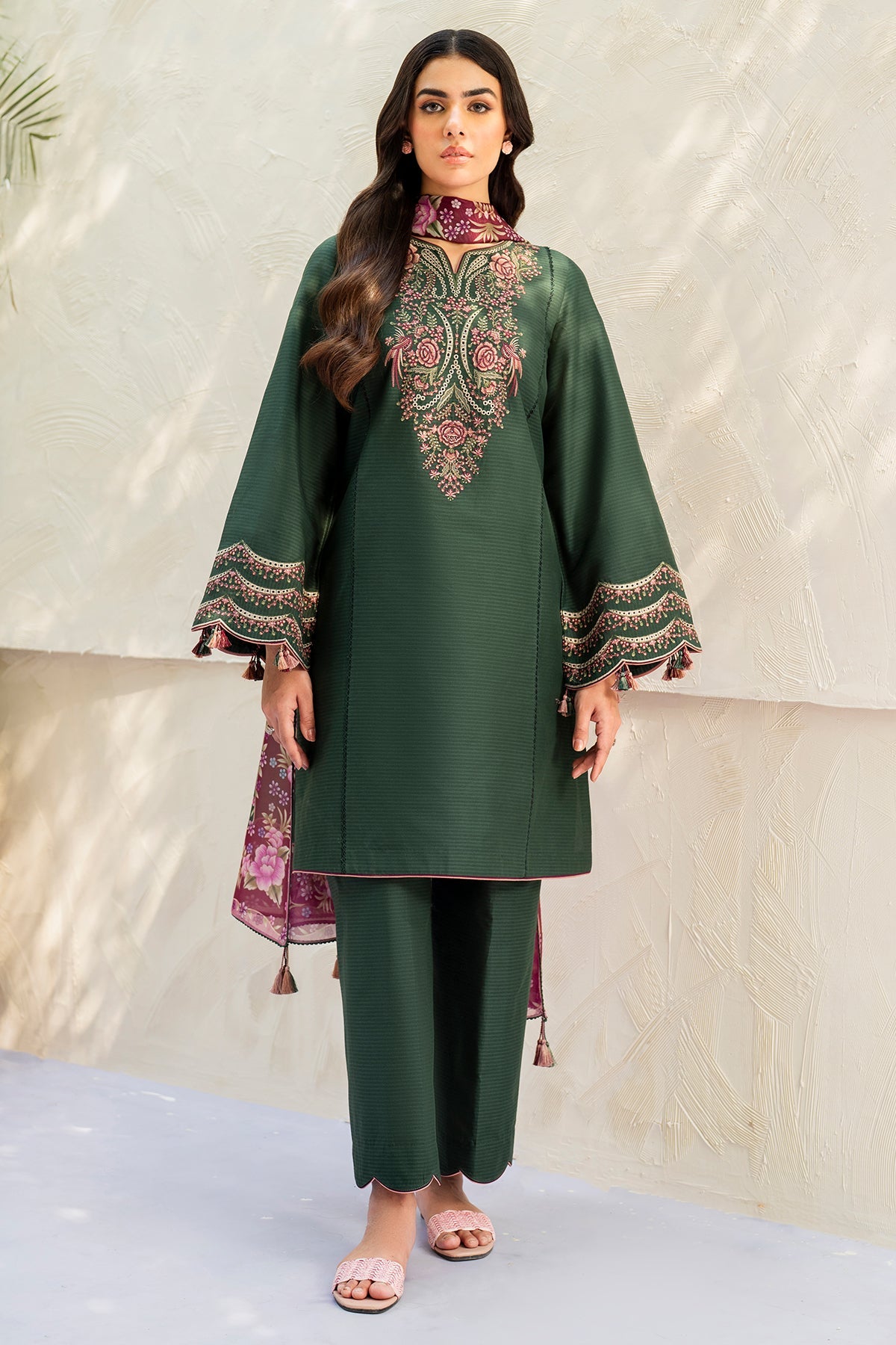 EMBROIDERED DOBBY LAWN USE-9206